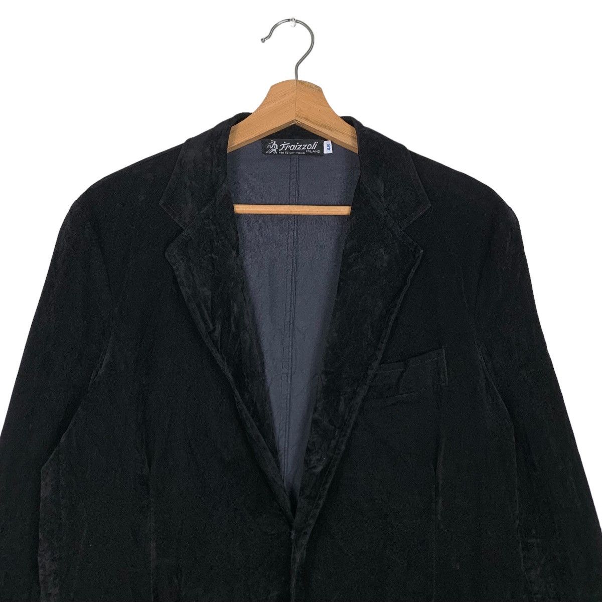 Japanese Brand FRAIZZOLI Milano Velvet Blazer Suit Jacket #0870-C39 Size US M / EU 48-50 / 2 - 2 Thumbnail