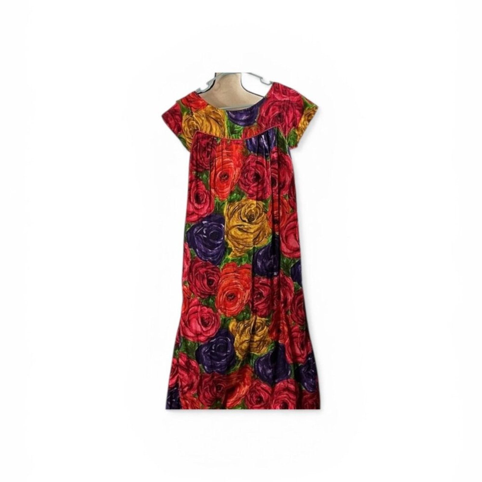 Other Vintage Diamond Head Sportswear Hawaiian Maxi Dress – Floral Size XS / US 0-2 / IT 36-38 - 1 Thumbnail
