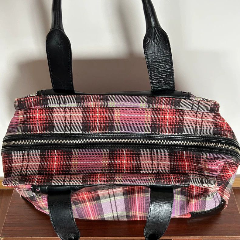 Vivienne Westwood Vivienne Westwood Purple checkered bag, single shoulder ba Size ONE SIZE - 6 Thumbnail