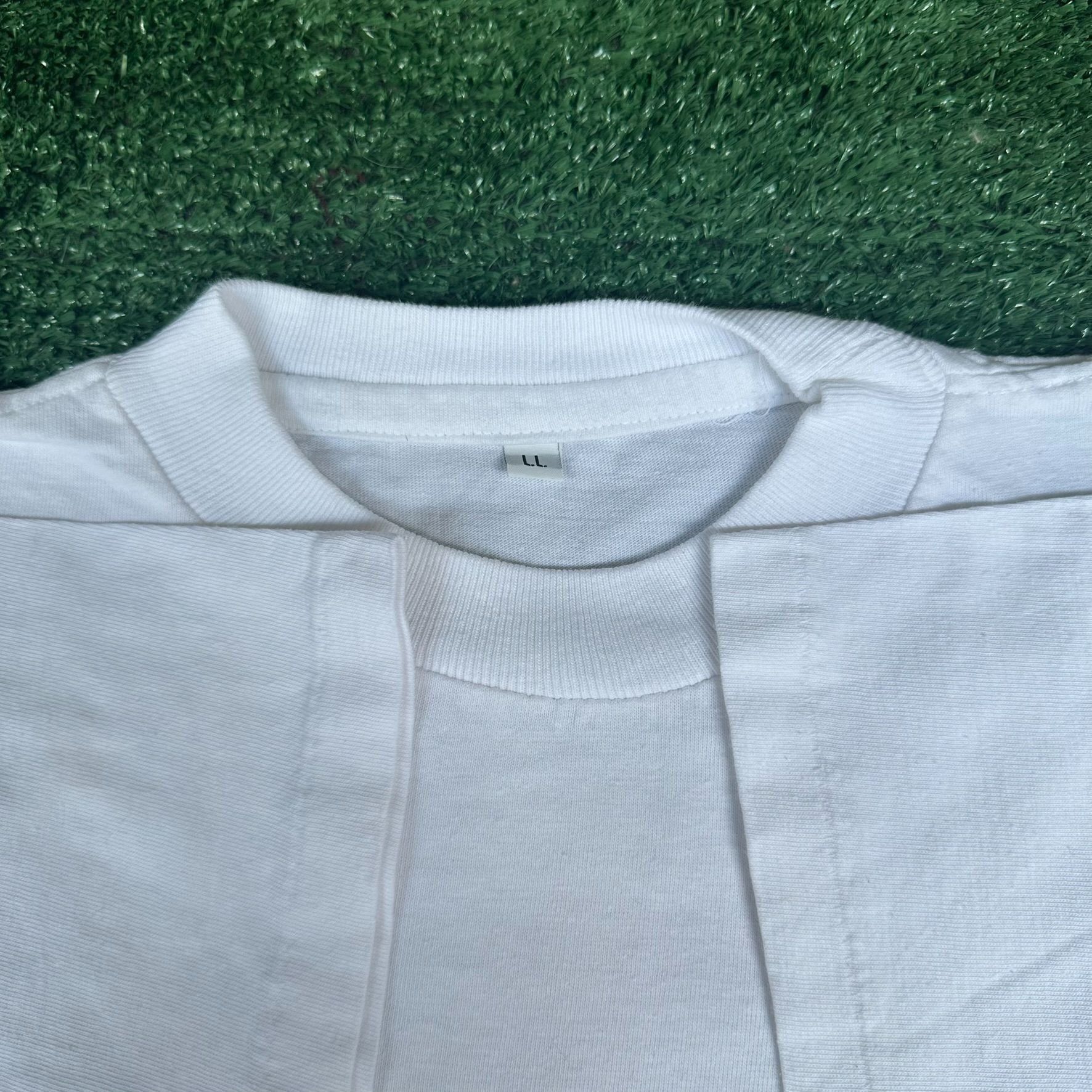 Japanese Brand Vintage 90s Japanese Kanji Letters T-Shirt Single Stitch Pun Size US L / EU 52-54 / 3 - 3 Thumbnail
