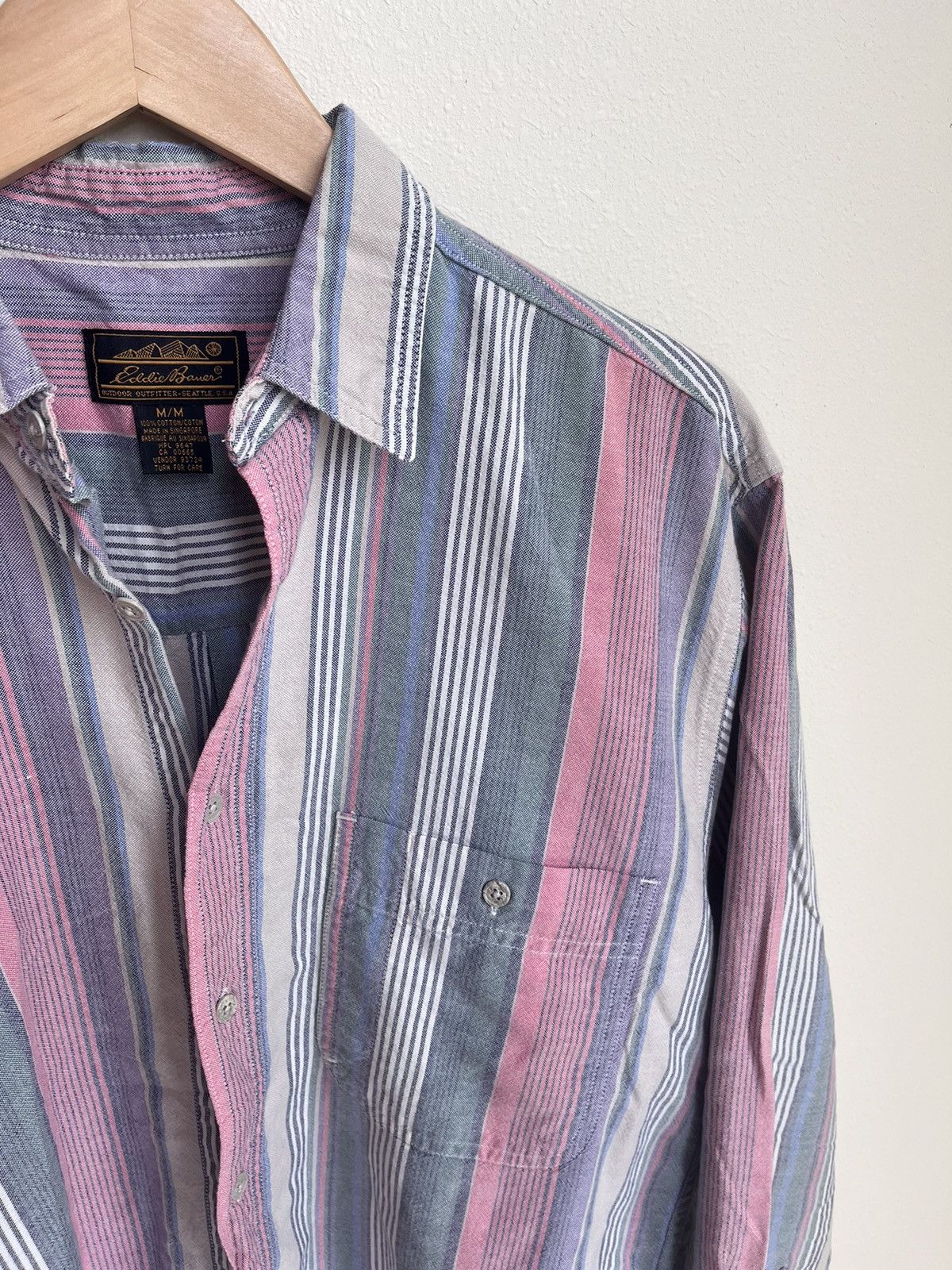 Eddie Bauer Eddie Bauer Multicolor Striped Button Up Size US M / EU 48-50 / 2 - 4 Thumbnail