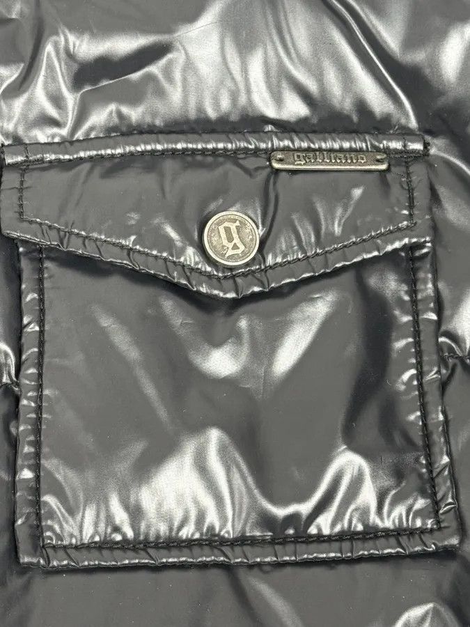John Galliano 2010s John Galliano Black Hooded Puffer Jacket Size US M / EU 48-50 / 2 - 11 Thumbnail