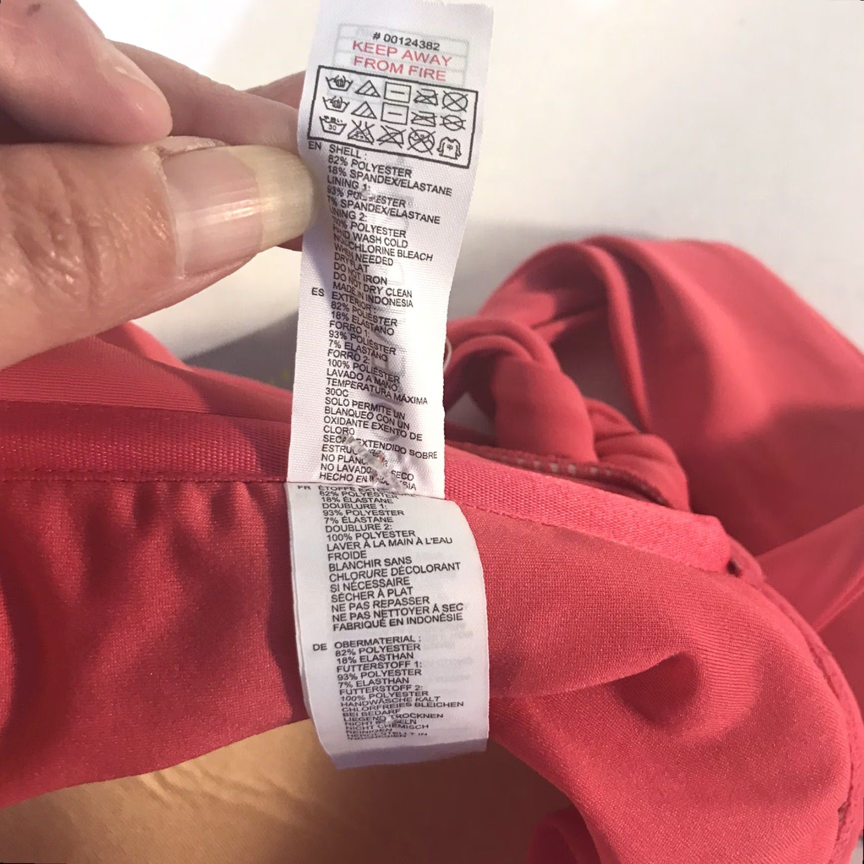 Forever 21 Forever 21 Pink Halter Bandeau Swim Top Womens 1X DD Adjustable Padded Stretch Beachwear Size XL / US 12-14 / IT 48-50 - 6 Thumbnail
