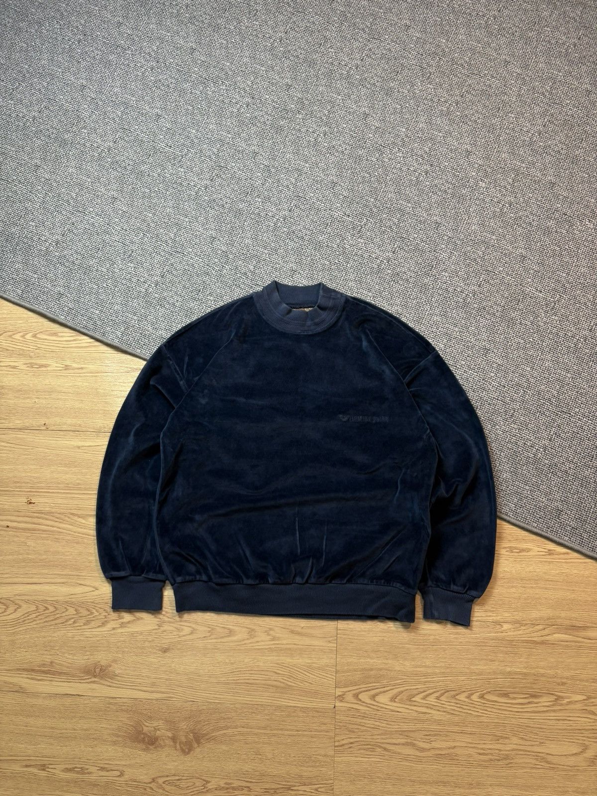 Giorgio Armani Vintage 90s Giorgi Armani Jeans Suede Size US S / EU 44-46 / 1 - 1 Thumbnail