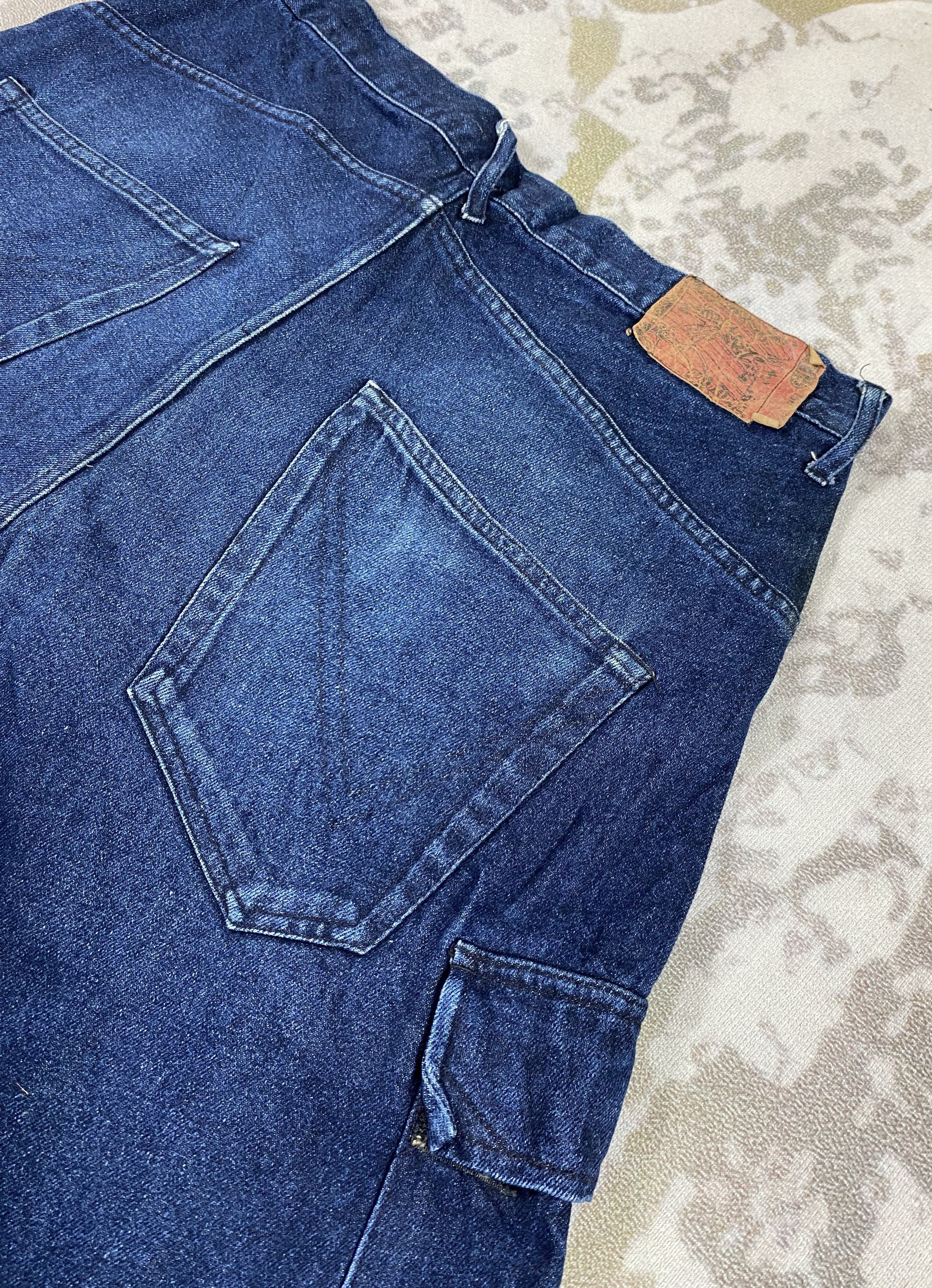 Girl Skateboards VINTAGE 90s CONART CLOTHING Baggy Denim Hip Hop Graffiti Size US 34 / EU 50 - 9 Thumbnail