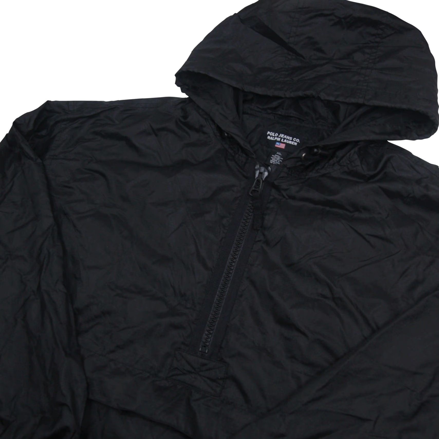 Vintage VINTAGE Polo Ralph Lauren Big Spellout Graphic Windbreaker Jacket Size US XL / EU 56 / 4 - 4 Thumbnail