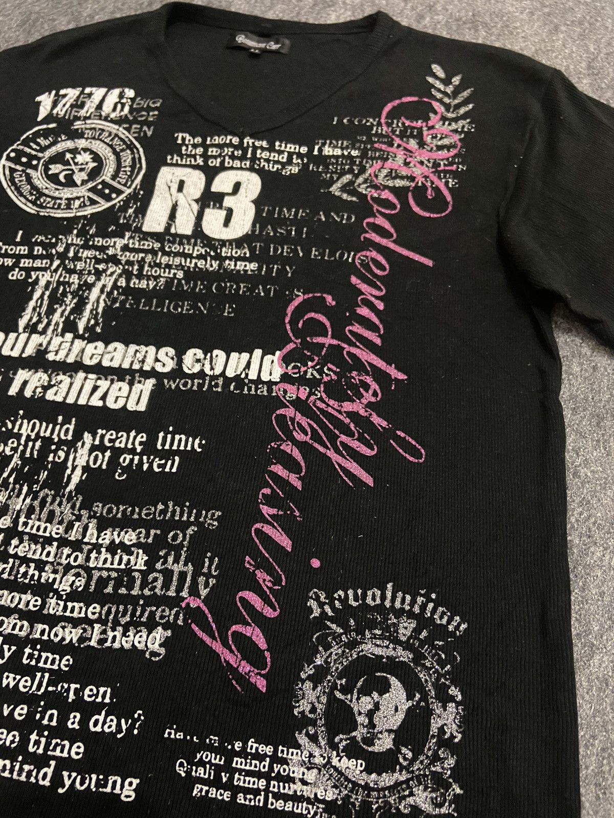 If Six Was Nine × Japanese Brand Vintage Y2K Beaumount carr t-shirt punk knite waffel Size US L / EU 52-54 / 3 - 3 Thumbnail