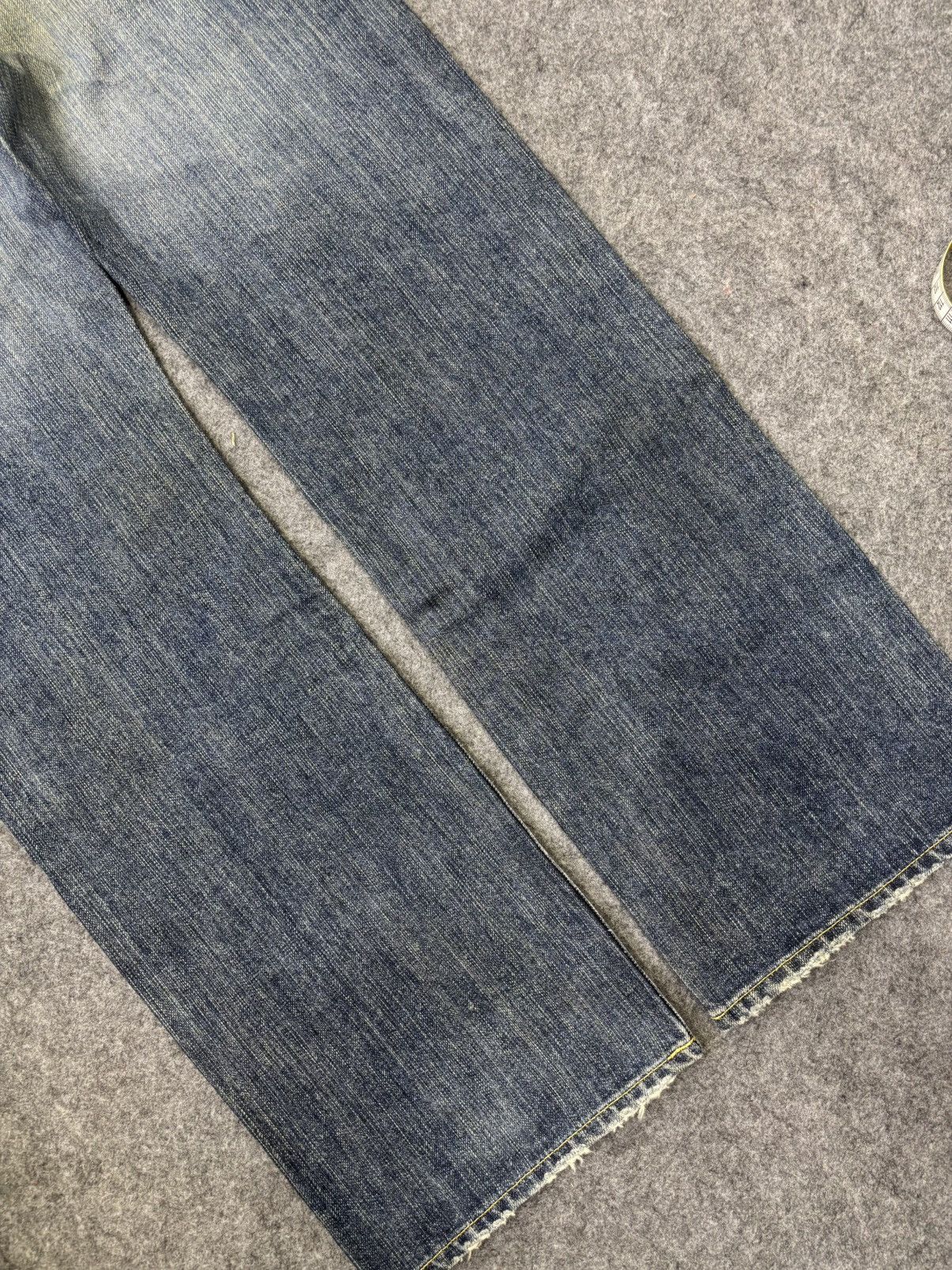 Japanese Brand 💥Insane Boro💥Archival Bartack Patchwork Denim F786 Size US 33 - 14 Thumbnail