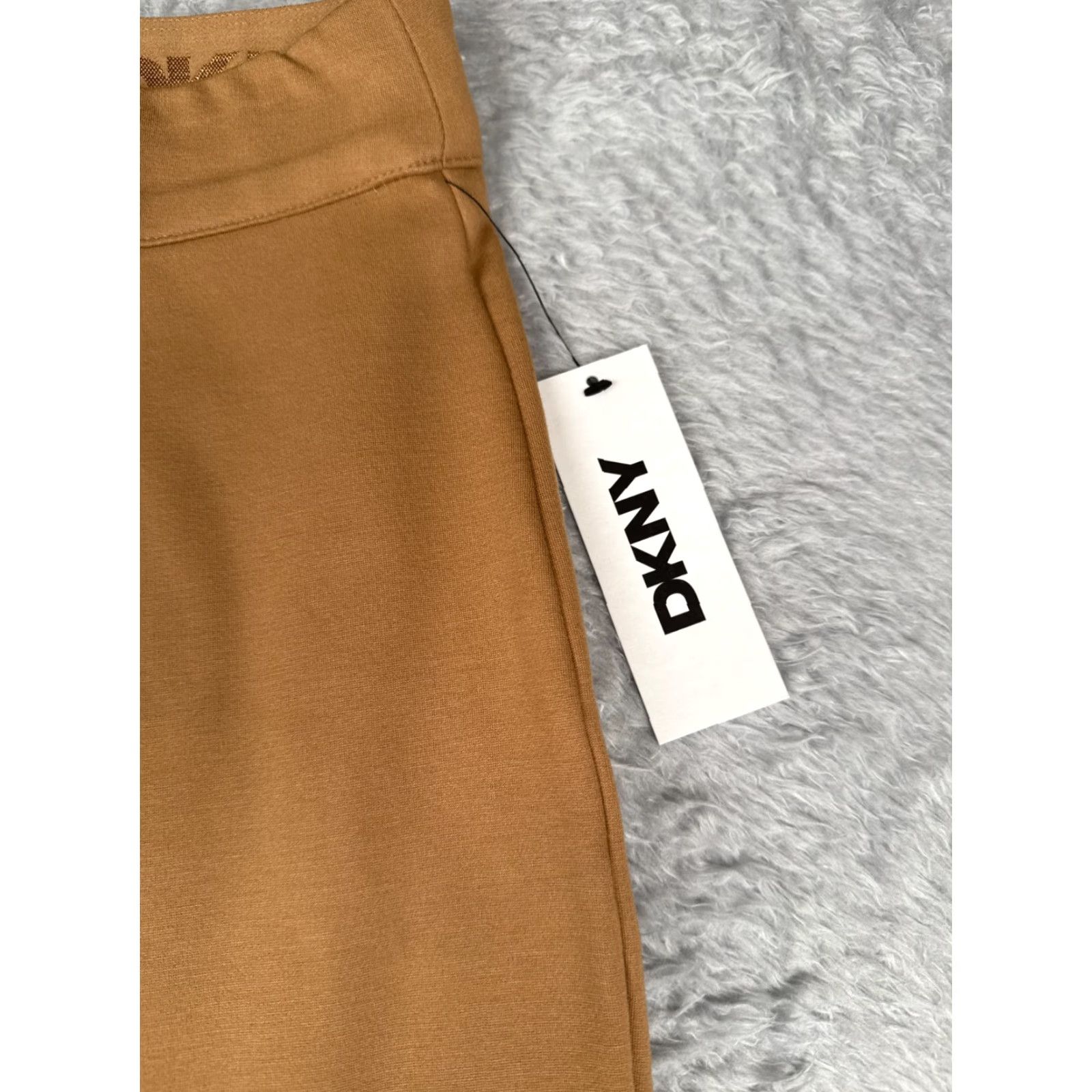 DKNY DKNY Women Pants XL Brown Wide Leg Elastic Waist Rayon Casual Size 40" / US 18 - 5 Thumbnail