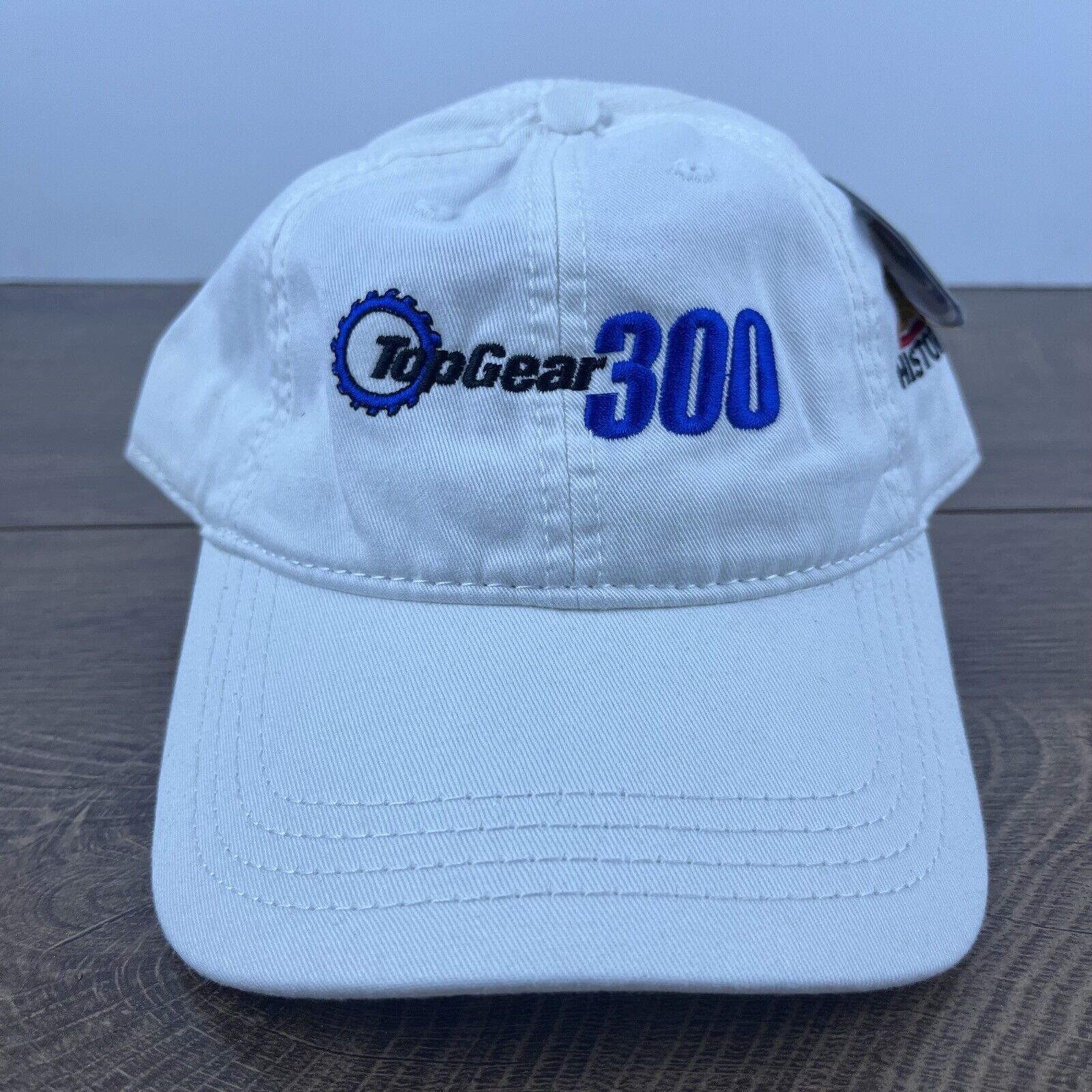 Other TopGear 300 Hat White Top Gear Cap Hat Adjustable Hat White Size ONE SIZE - 1 Thumbnail