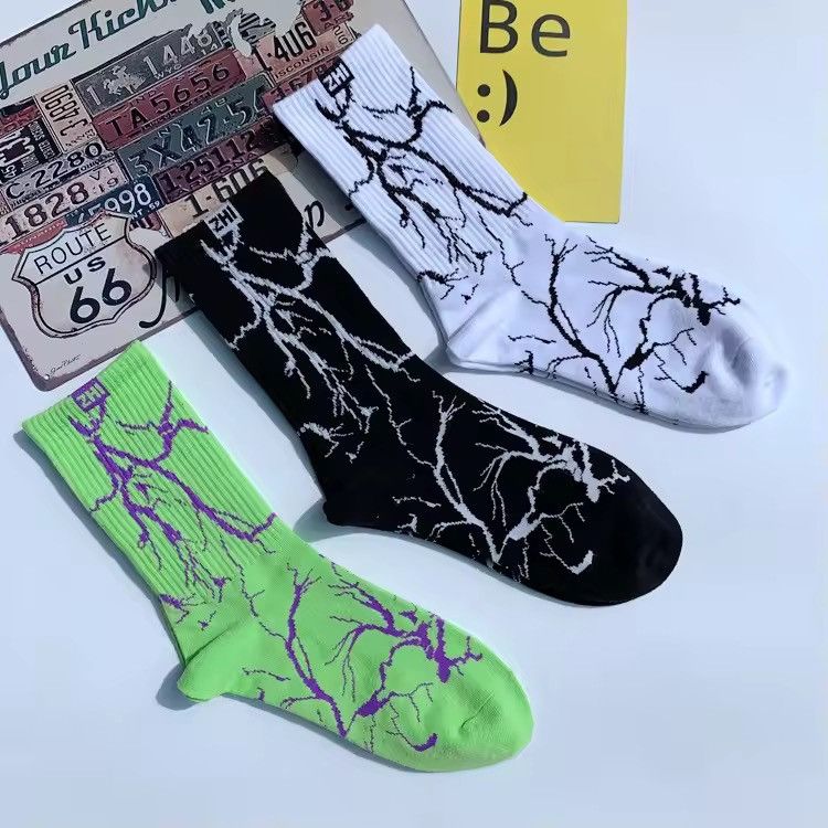 Other 3 Pairs of Gift Box Harajuku Hip Hop Pure Cotton Socks Size ONE SIZE - 3 Thumbnail