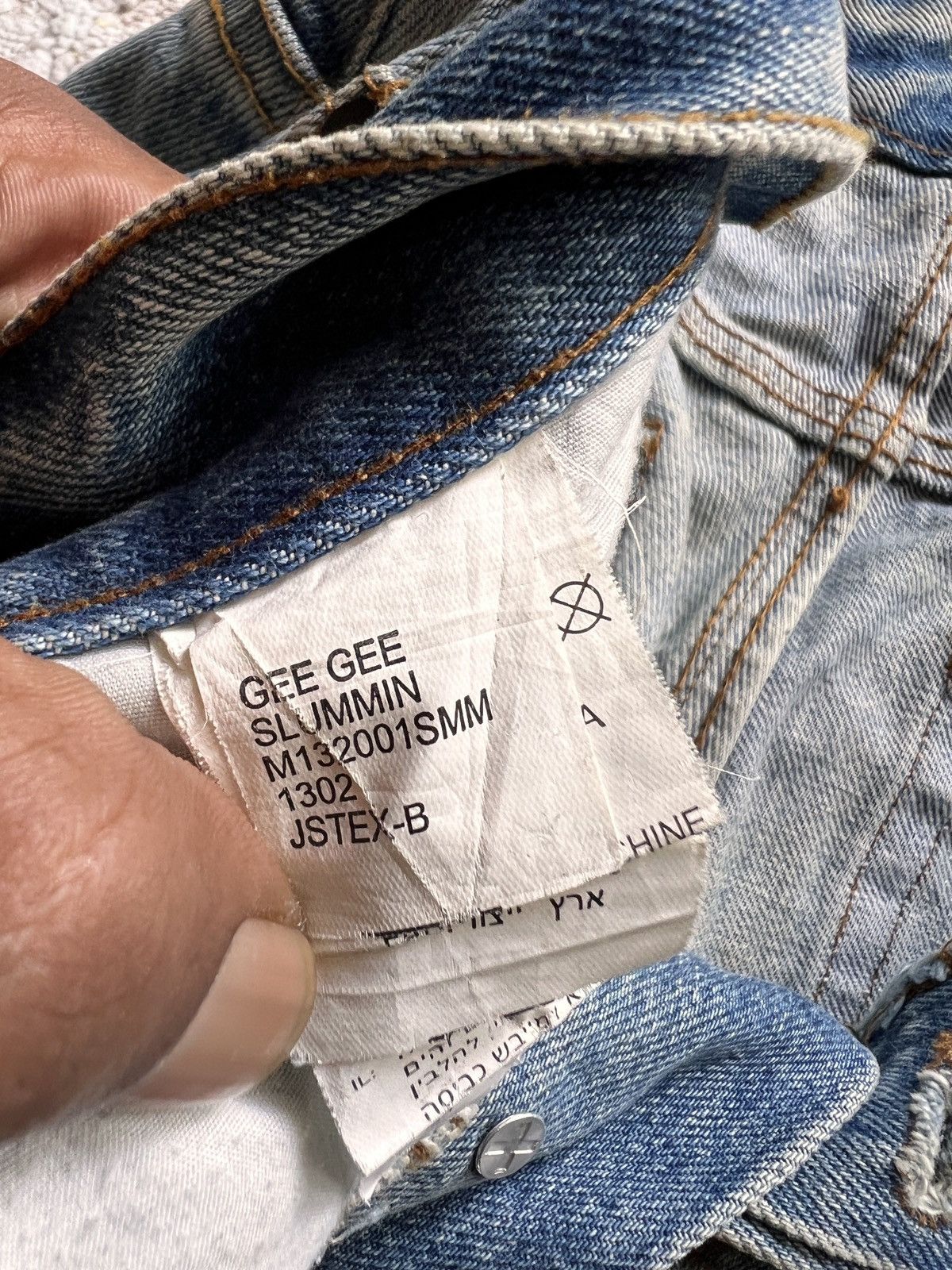 Ksubi × Le Grande Bleu (L.G.B.) Ksubi Geegee Slummin Slim Distressed Jeans Size US 34 / EU 50 - 13 Thumbnail