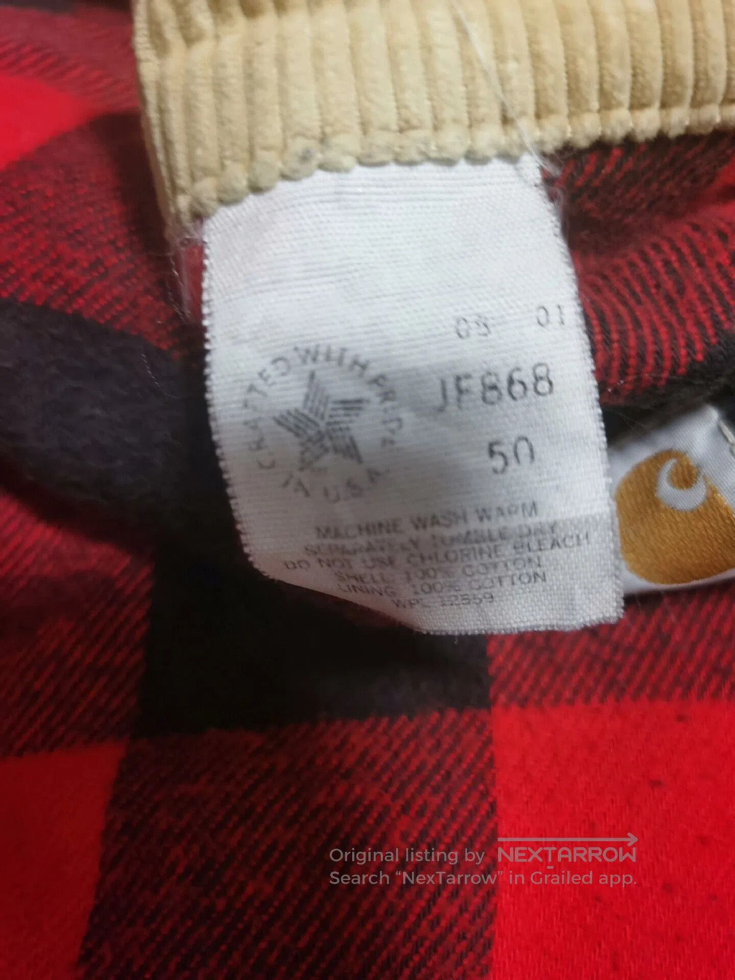 VINNY's vintage carhartt oversized denim jacket. Size US XL / EU 56 / 4 - 5 Thumbnail