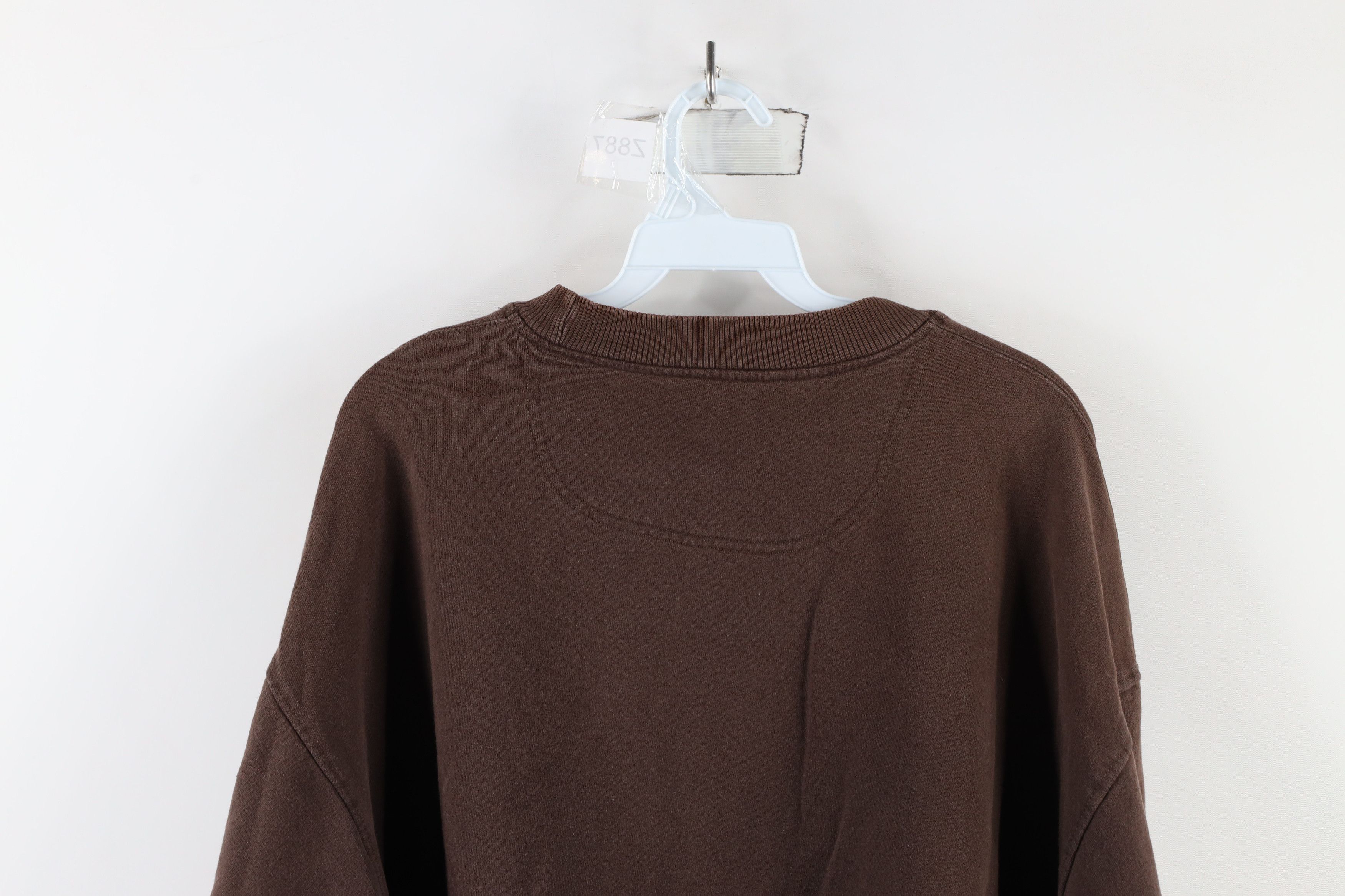 Champion × Vintage Vintage 90s Champion Crewneck Sweatshirt Chocolate Brown Size US XL / EU 56 / 4 - 12 Thumbnail