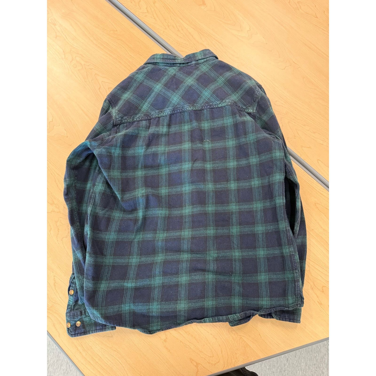 Dravus Dravus Flannel Shirt Blue Green Plaid Long Sleeve Men’s L Size US L / EU 52-54 / 3 - 3 Thumbnail