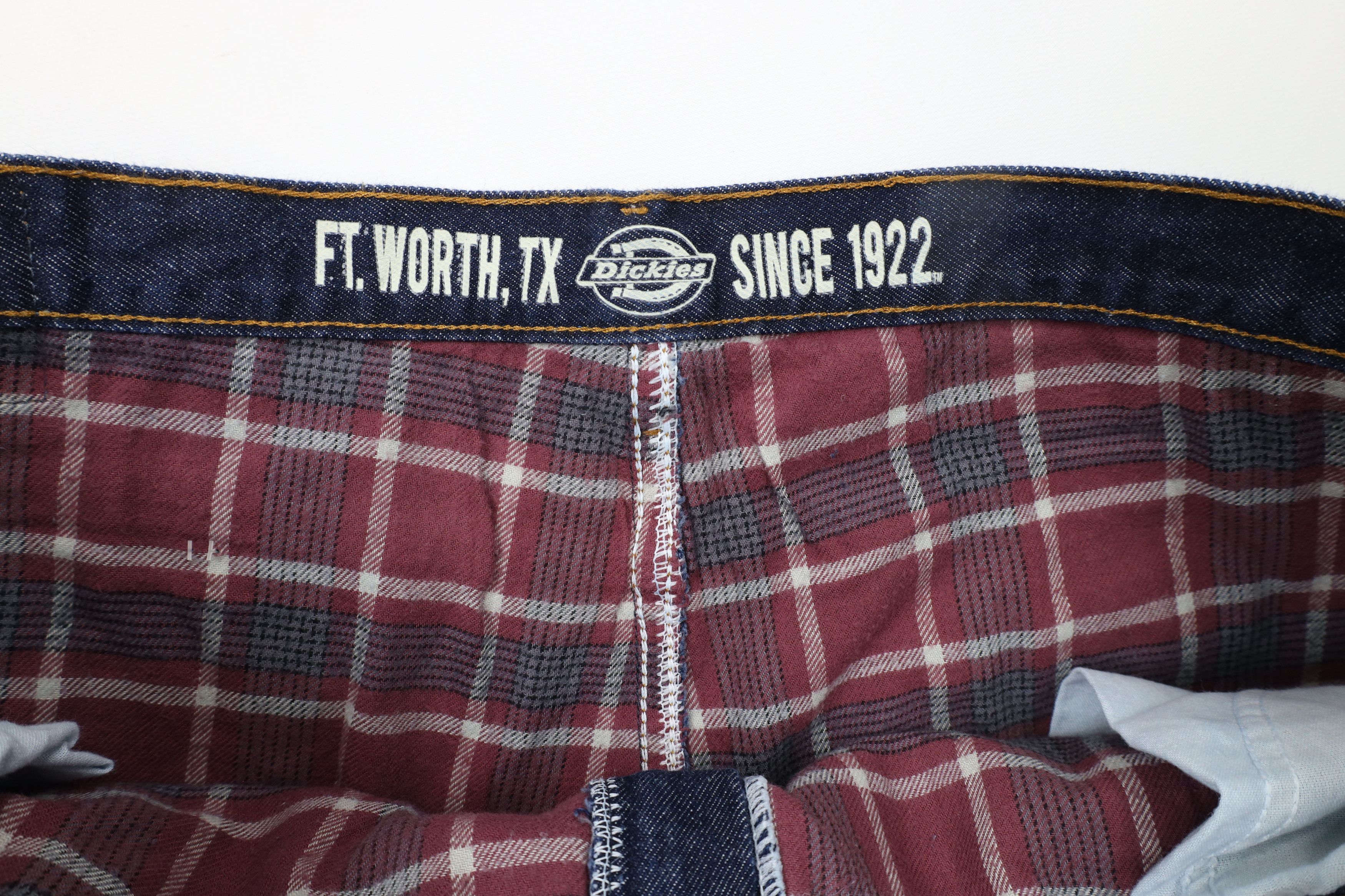 Dickies × Vintage Vintage Dickies Flannel Lined Relaxed Fit Denim Jeans Indigo Size US 40 / EU 56 - 7 Thumbnail