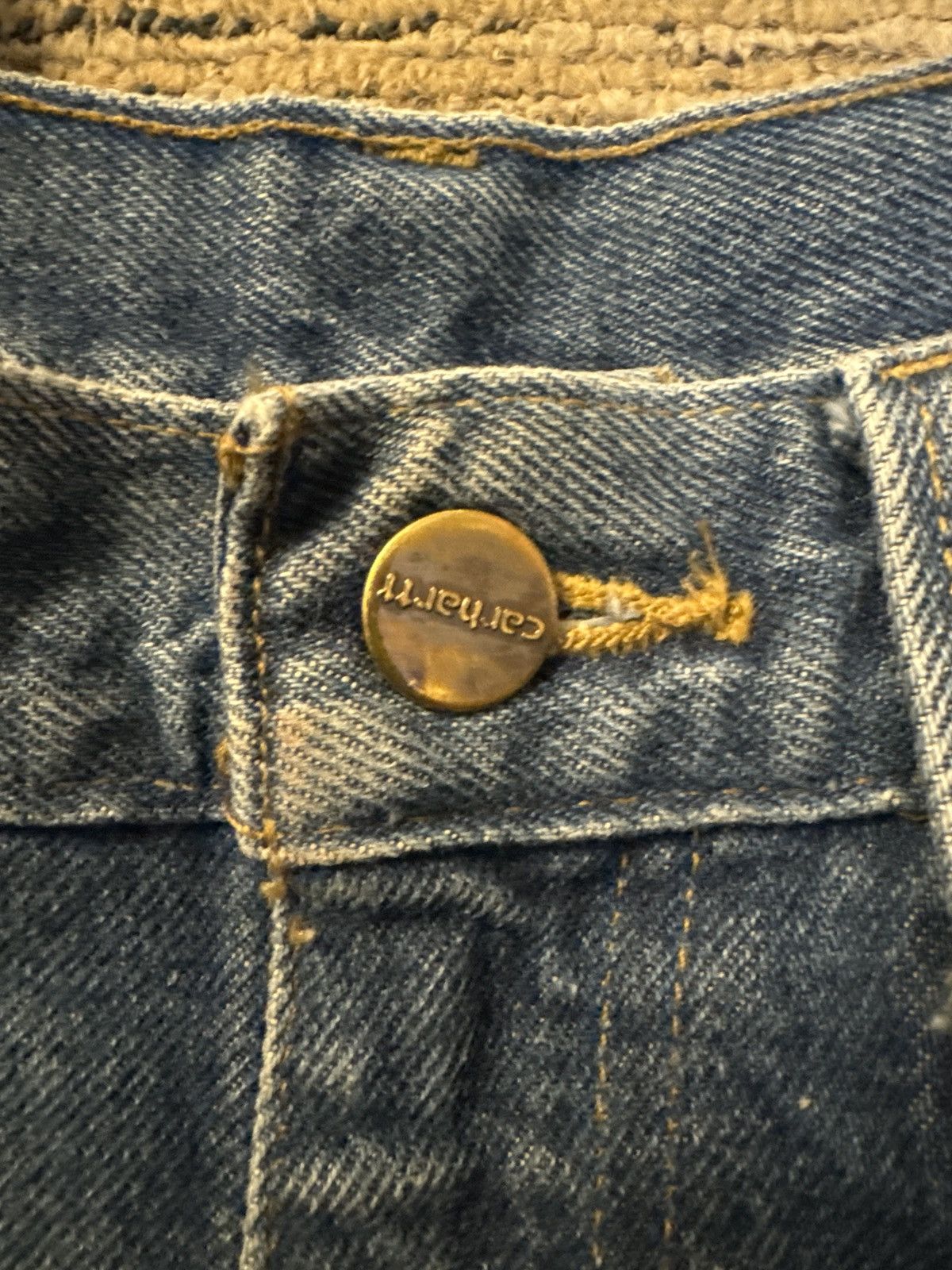 Carhartt × Vintage VINTAGE Carhartt Workwear Denim Jeans Size US 32 / EU 48 - 3 Thumbnail