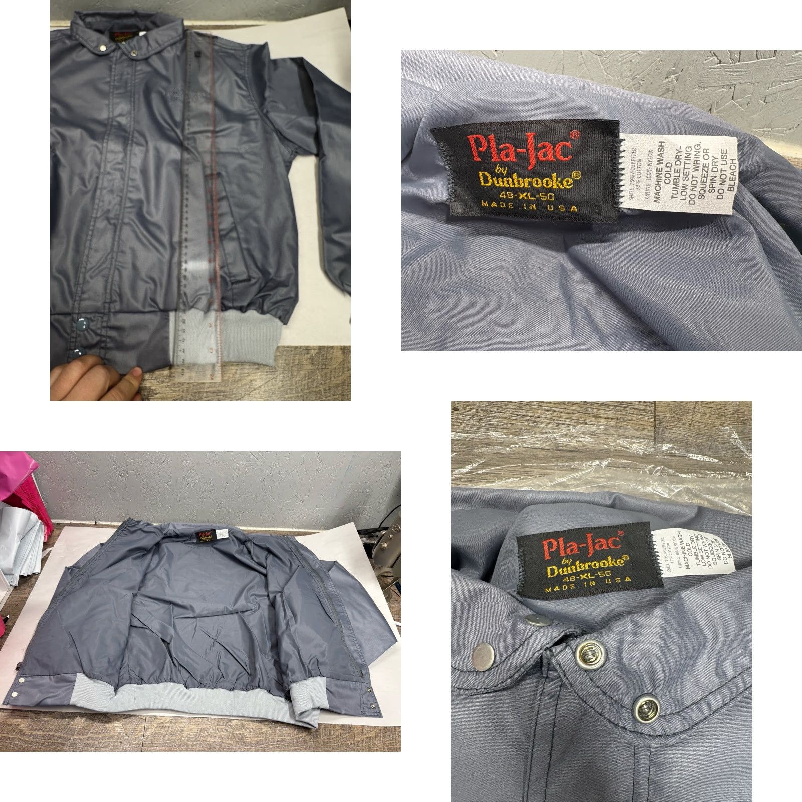 Dunbrooke Dunbrooke Pla-Jac Jacket XL Gray US 1990's Union Pacific Workwear Full Zip Pockets Lightweight Size US XL / EU 56 / 4 - 9 Thumbnail