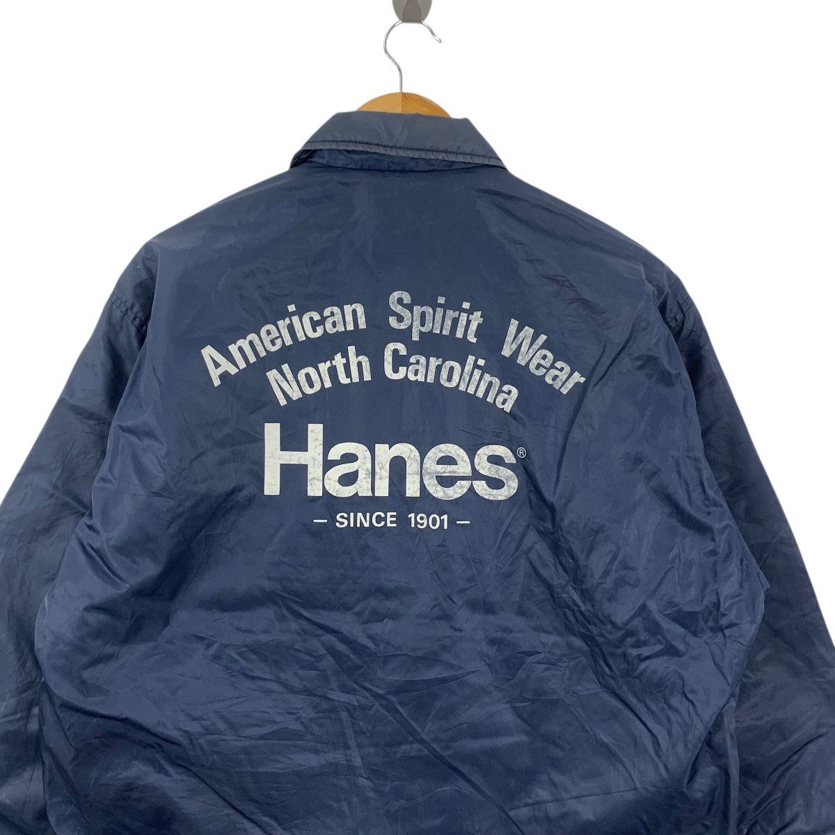 Hanes Vintage HANES AMERICAN SPIRIT Quilited Puffer Coach Jacket Size US L / EU 52-54 / 3 - 8 Thumbnail
