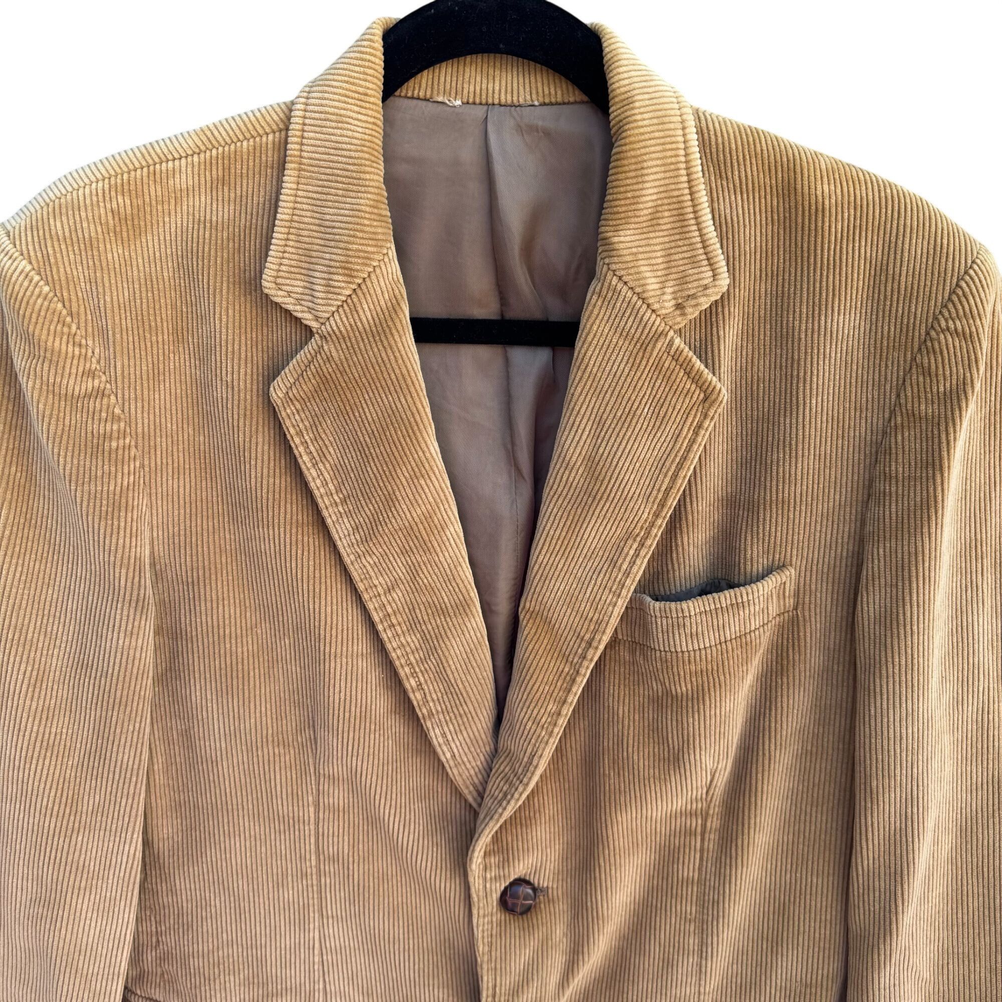 Other Cambridge Classics Mervyns Vintage Tan Corduroy Blazer Jacke Size 38R - 3 Thumbnail