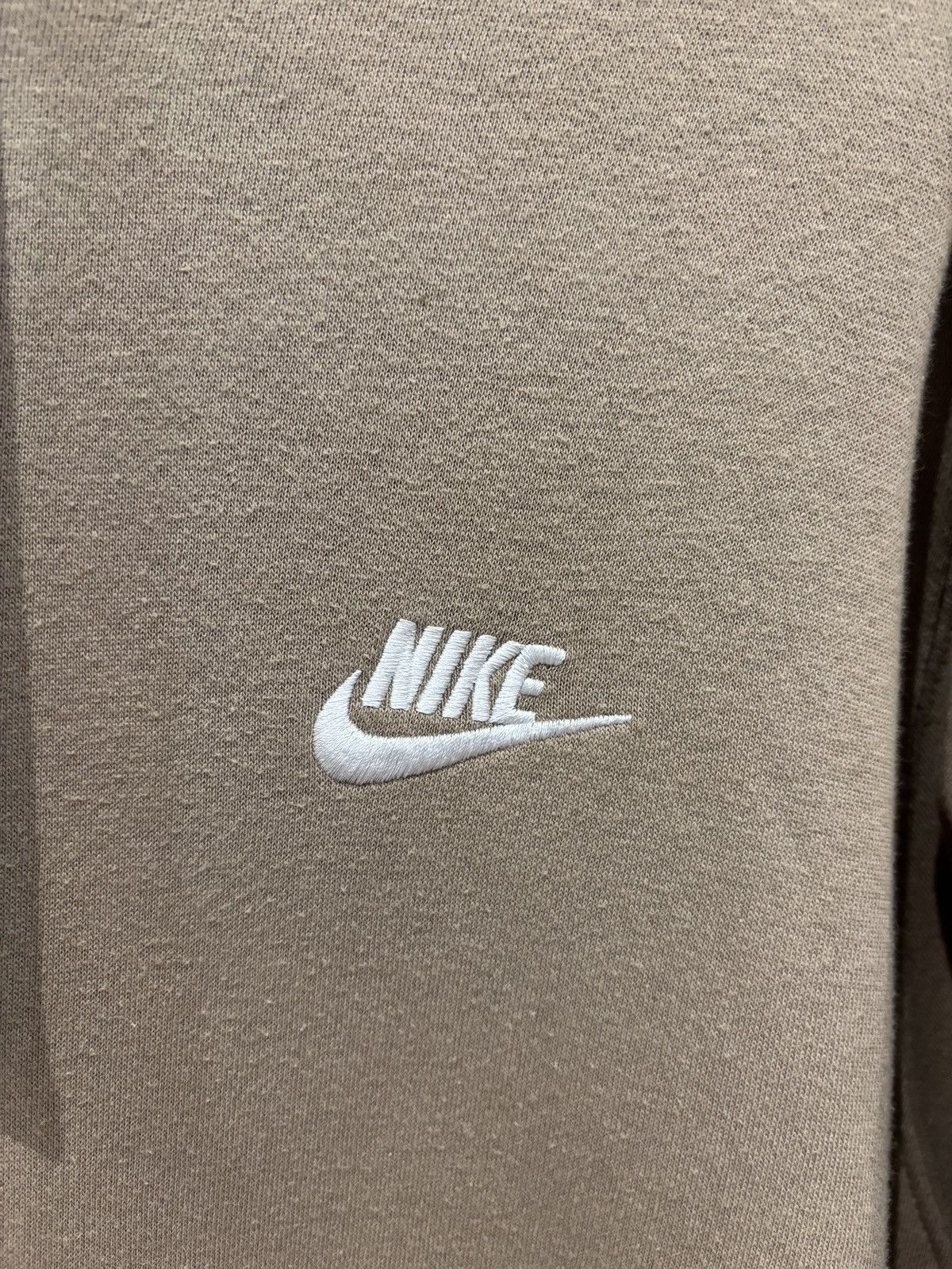 Nike Nike Fleece Pullover Hoodie Khaki Brown Size: L Size US L / EU 52-54 / 3 - 2 Thumbnail