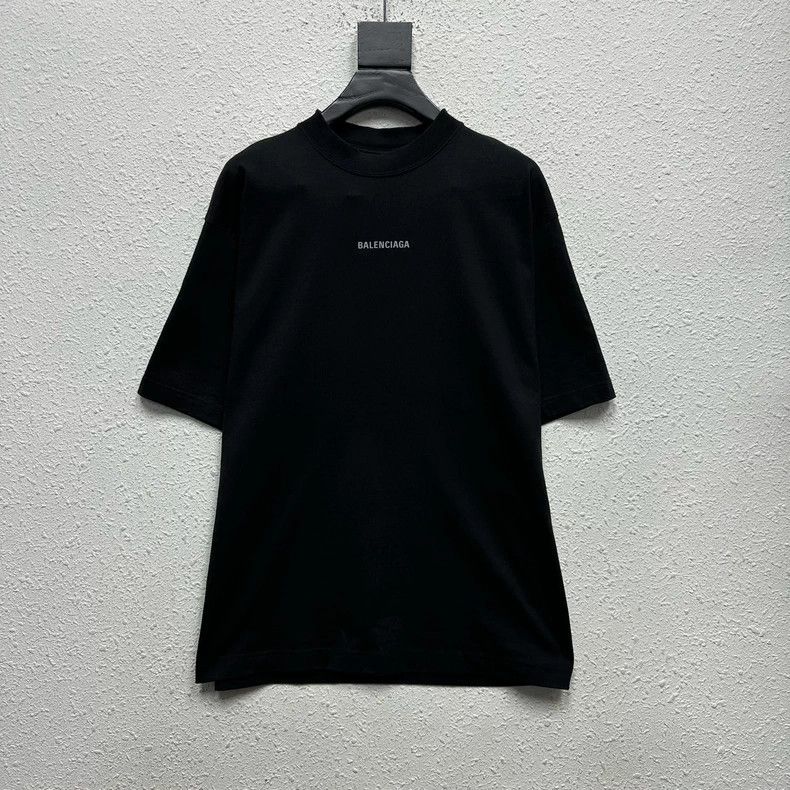 Balenciaga 3M Logo Black Oversized Tee - dmc