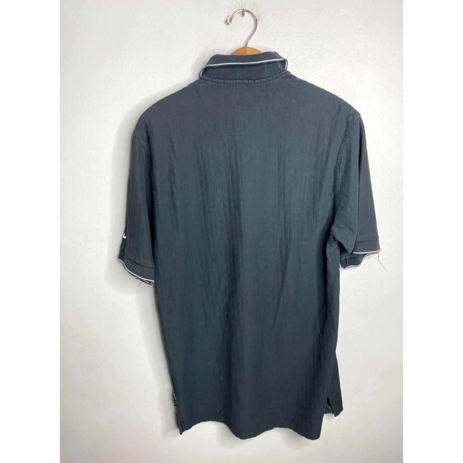 Nike Tiger Woods Collection Nike Short Sleeve Polo Shirt Mens Size Medium Black B78 Size US XL / EU 56 / 4 - 5 Thumbnail