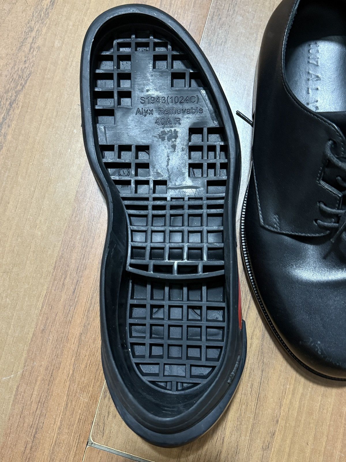 1017 ALYX 9SM Iconic 1017 ALYX 9SM Derby Shoes With Removable Vibram Sole Size US 7 / EU 40 - 9 Thumbnail