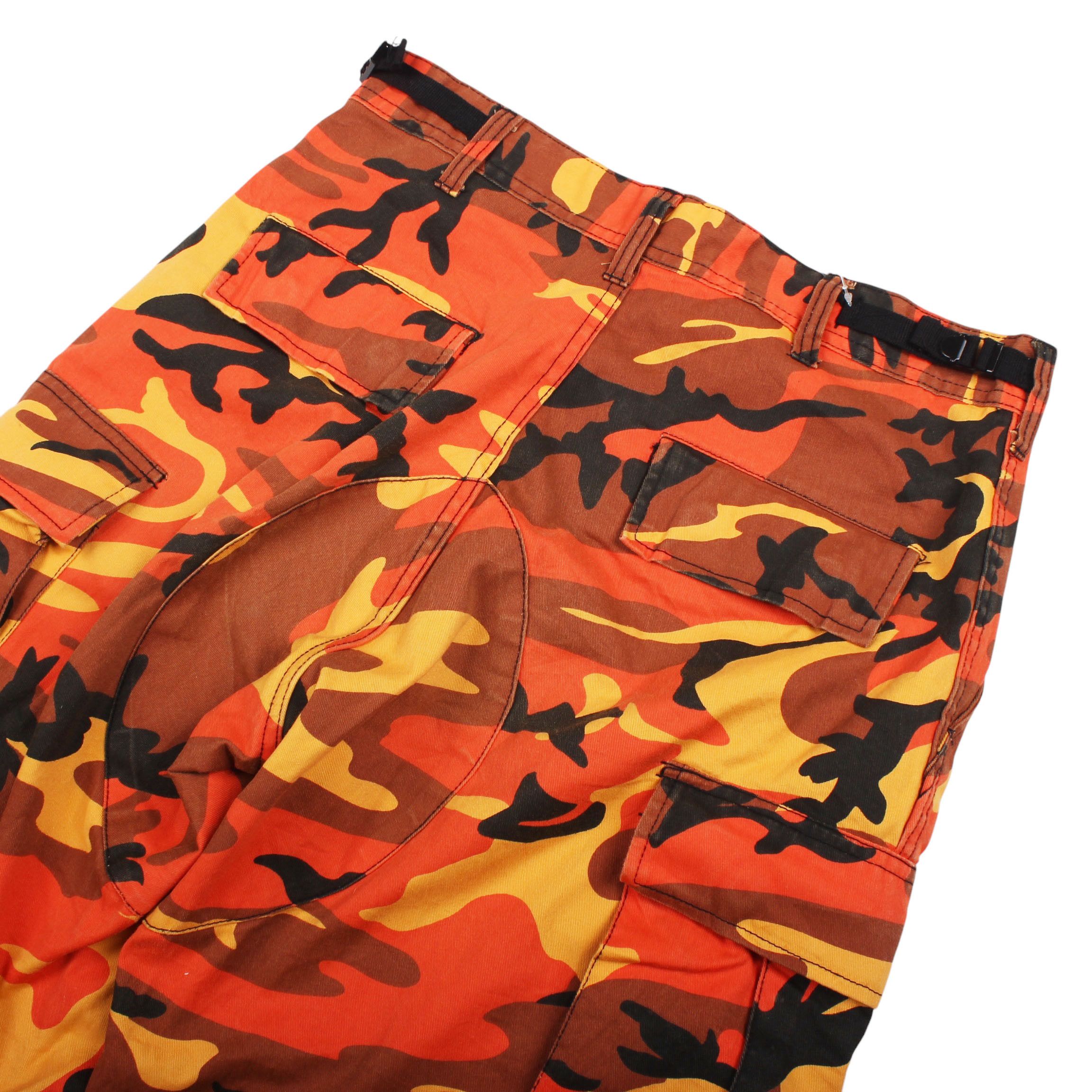 Vintage Vintage Orange Camo Cargo Pants , Camouflage Cargo Size US 31 - 6 Thumbnail