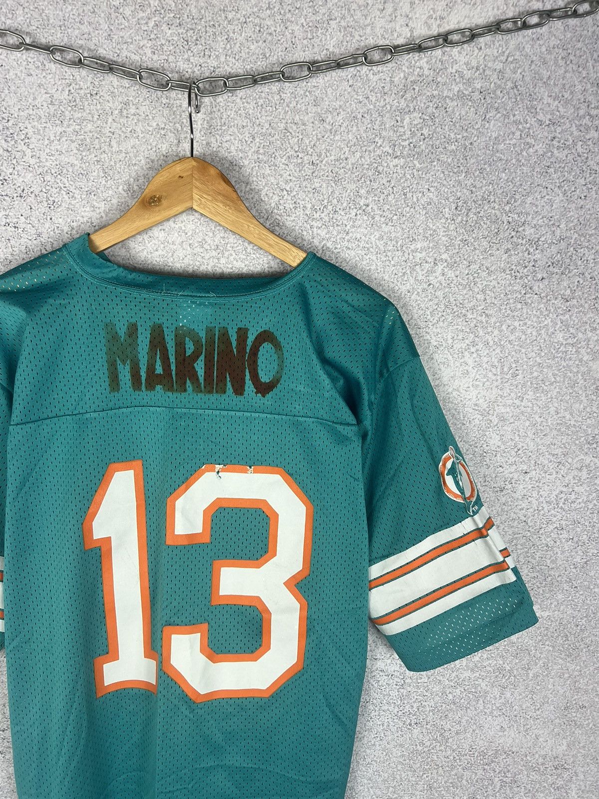 NFL Vintage Dan Marino #13 Miami Dolphins NLF Jersey Shirt Size US L / EU 52-54 / 3 - 4 Thumbnail