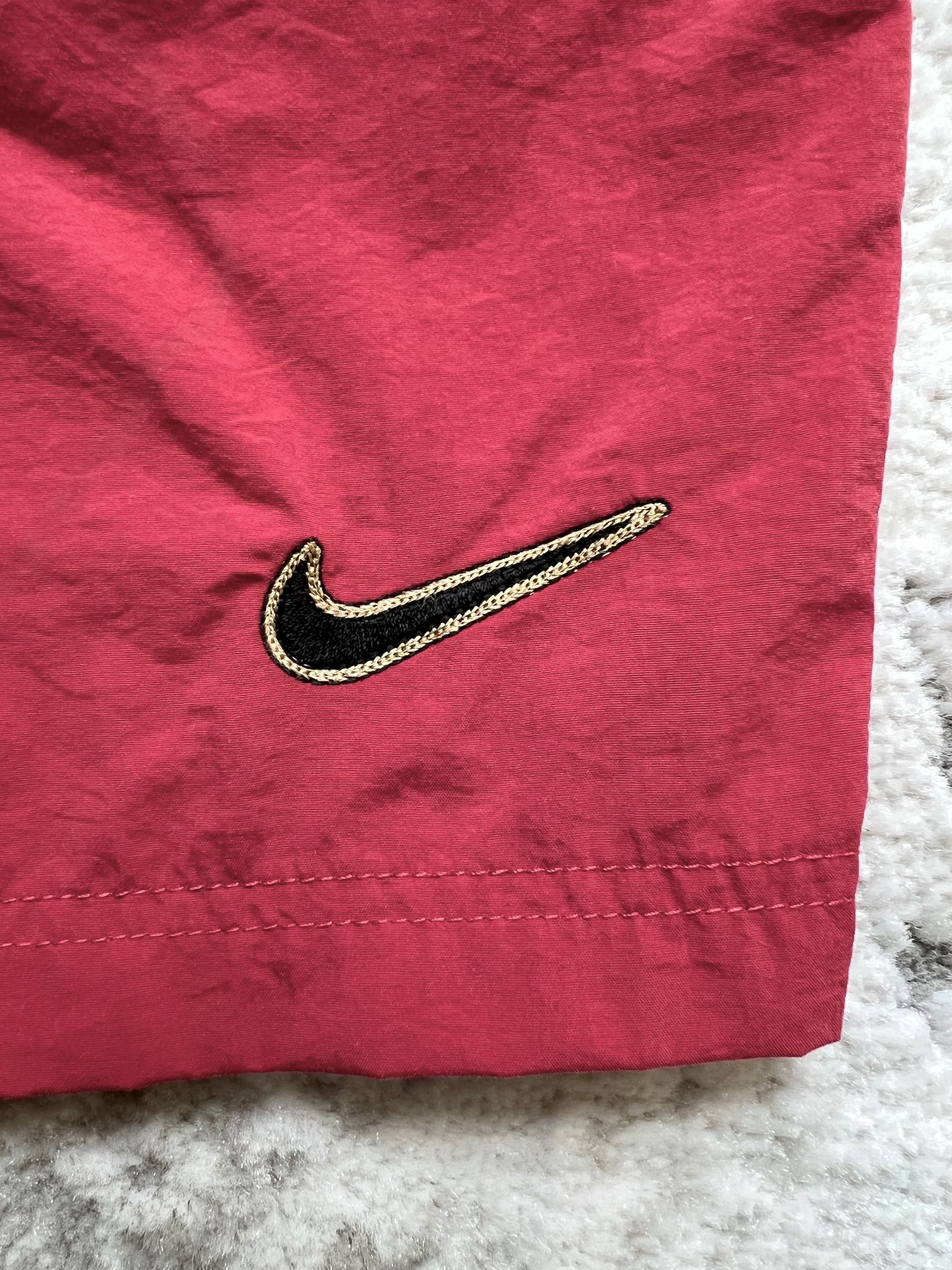 Nike × Vintage Vintage 90s Nike Swim Shorts with Embroidered Swoosh Size US 40 / EU 56 - 4 Thumbnail