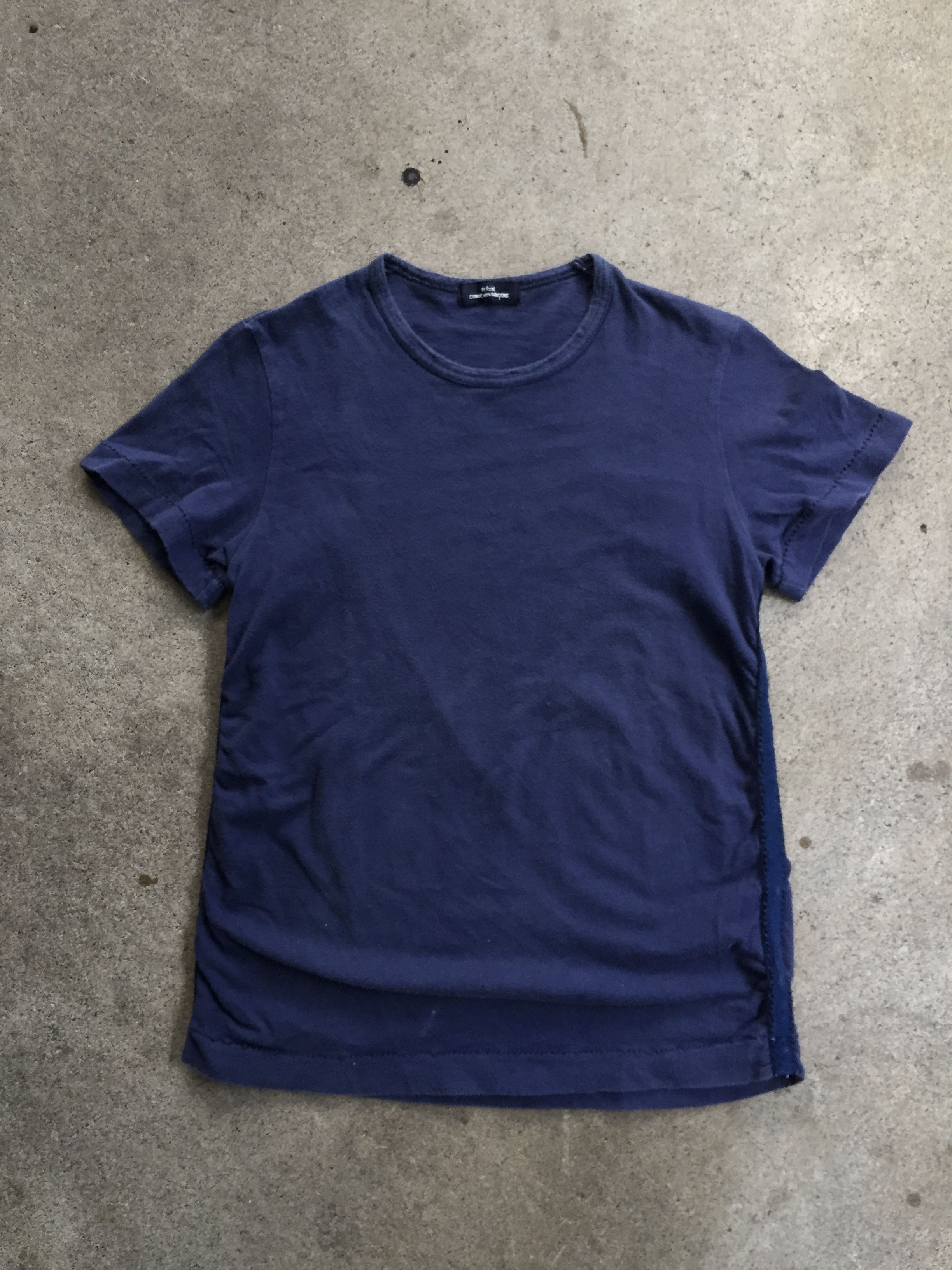 Comme des Garcons Tricot Comme des Garcons Navy Velvet Side Seam Size ONE SIZE - 1 Thumbnail
