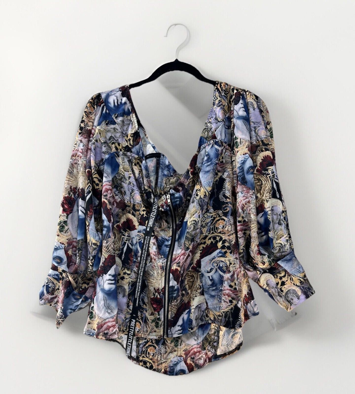 Other PRETTY LITTLE THING Size 22 Renaissance Sleeve Corset Zip Size XL / US 12-14 / IT 48-50 - 1 Thumbnail