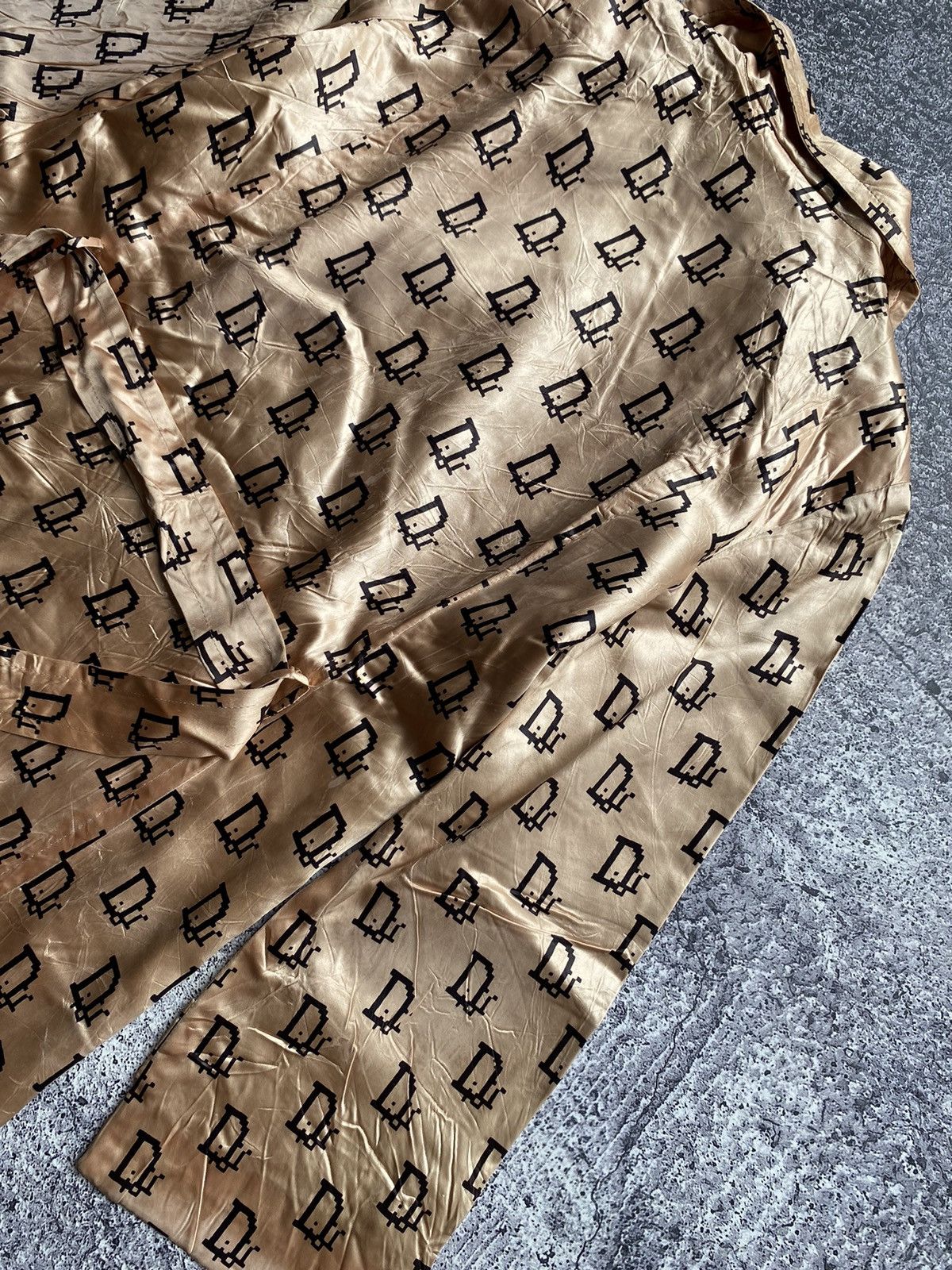 Dior Rare✨ MISS DIOR Monogram Vintage Trench Coat Jacket Size M / US 6-8 / IT 42-44 - 12 Thumbnail