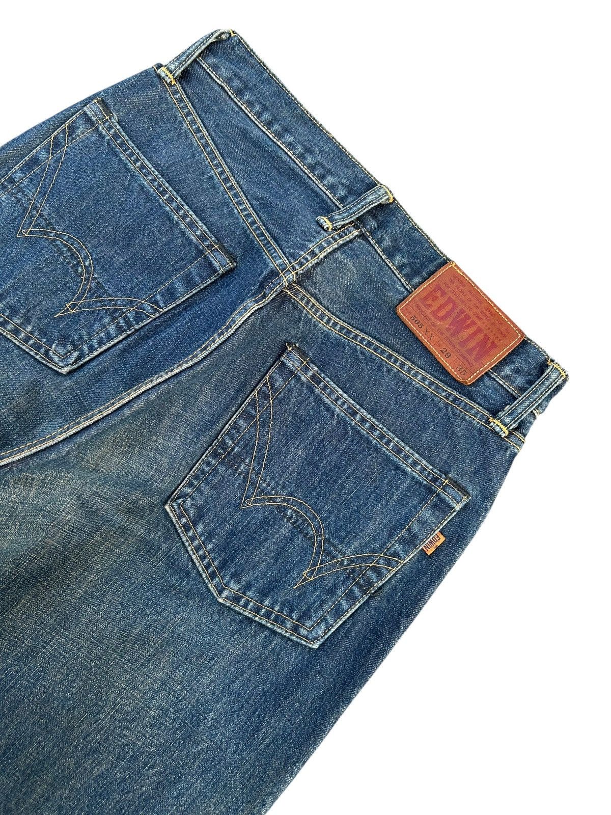 Kapital VINTAGE EDWIN 505XX SELVEDGE RUSTY DENIM JEANS Size US 28 / EU 44 - 7 Thumbnail