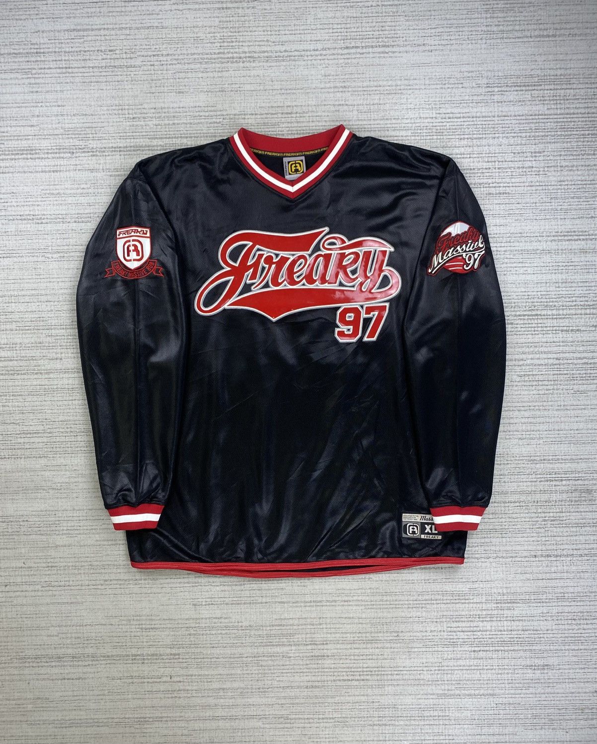 JNCO × Massive × Vintage Vintage Freaky Massive JNCO Hip Hop Sweatshirt Size US XL / EU 56 / 4 - 5 Thumbnail