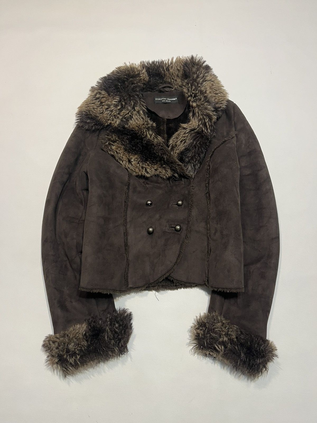 If Six Was Nine Miss Sixty Y2K Fur Jacket ifsixwasnine LGB styled Japan Size M / US 6-8 / IT 42-44 - 1 Thumbnail