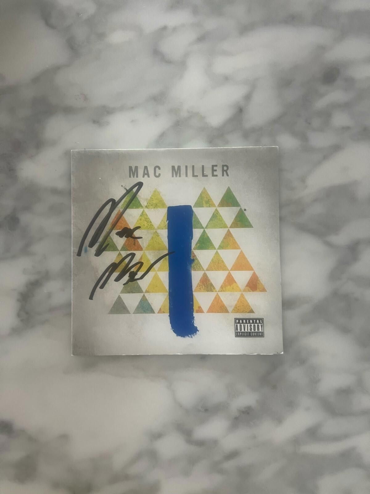 Designer MAC MILLER SIGNED BLUE SLIDE PARK CD AUTOGRAPHED - COA Size ONE SIZE - 3 Thumbnail