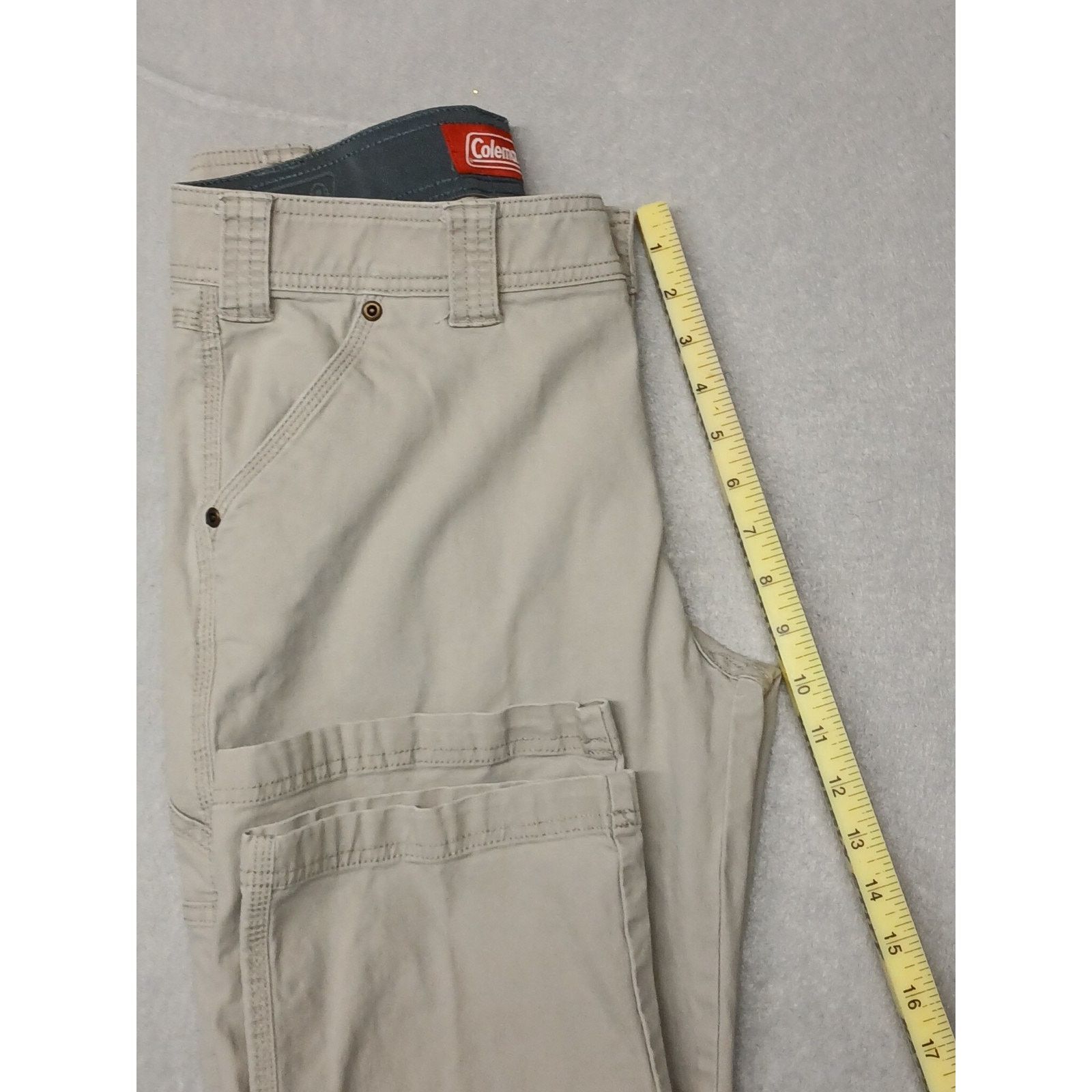Coleman Coleman (32x30) Khaki Stretch Cotton Jeans Size US 32 / EU 48 - 4 Thumbnail