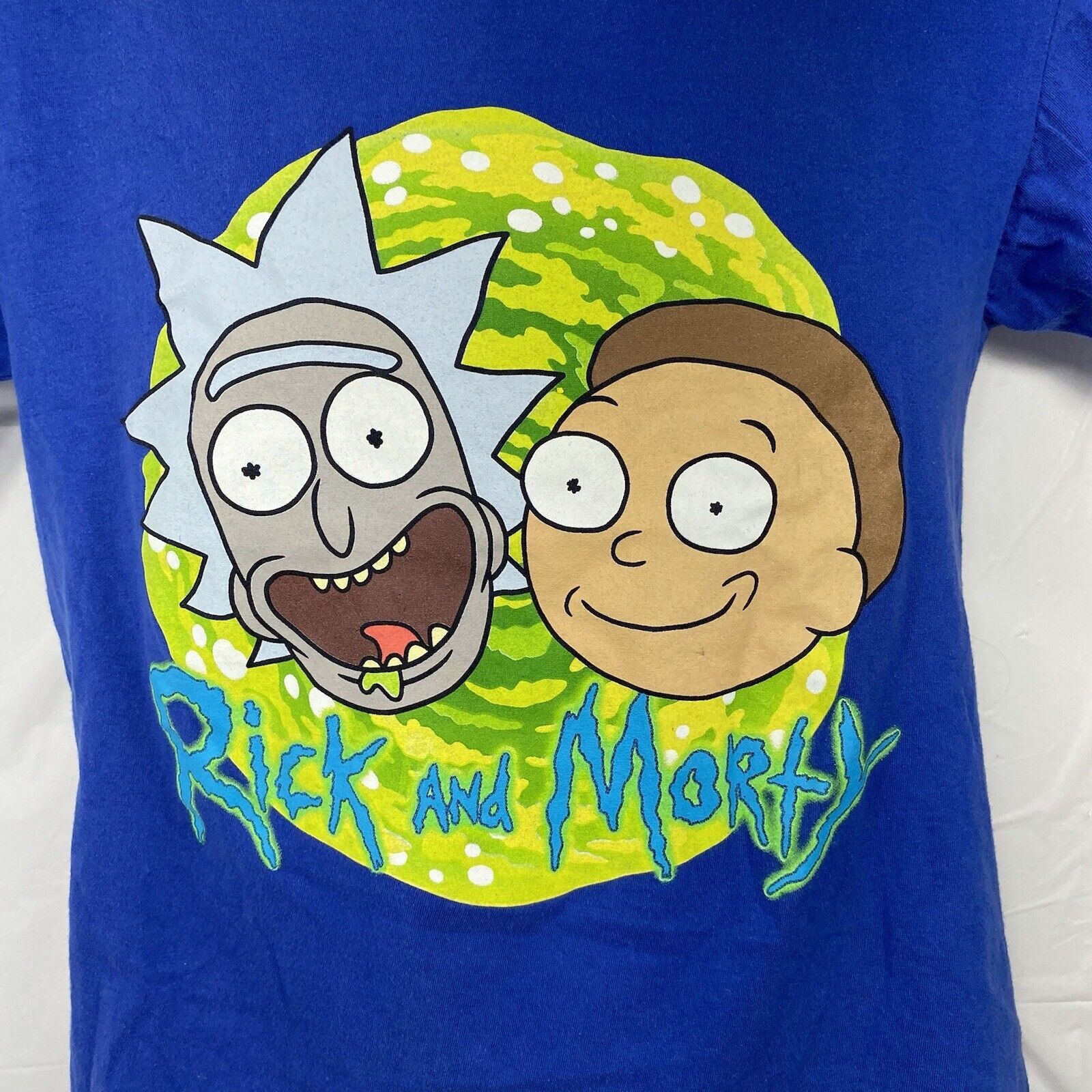 Other Rick & Morty Small Blue Adult Swim Cartoon Graphic T Shirt Size US S / EU 44-46 / 1 - 3 Thumbnail