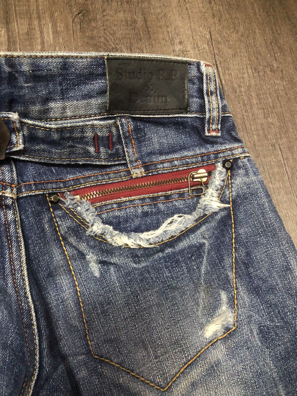 Japanese Brand VINTAGE STUDIO R.P DENIM & CO x RED PEPPER ( UNISEX) Size US 29 - 18 Thumbnail