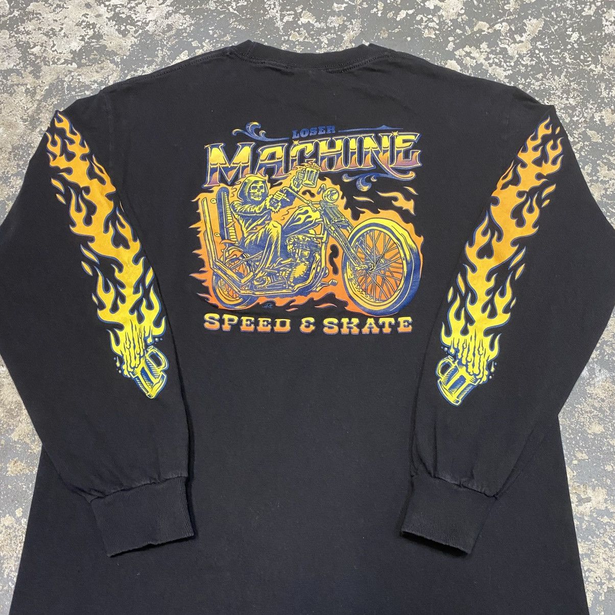 Other Y2K Speed And Skate Flame Beer Long Sleeve Tshirt Size US M / EU 48-50 / 2 - 9 Thumbnail