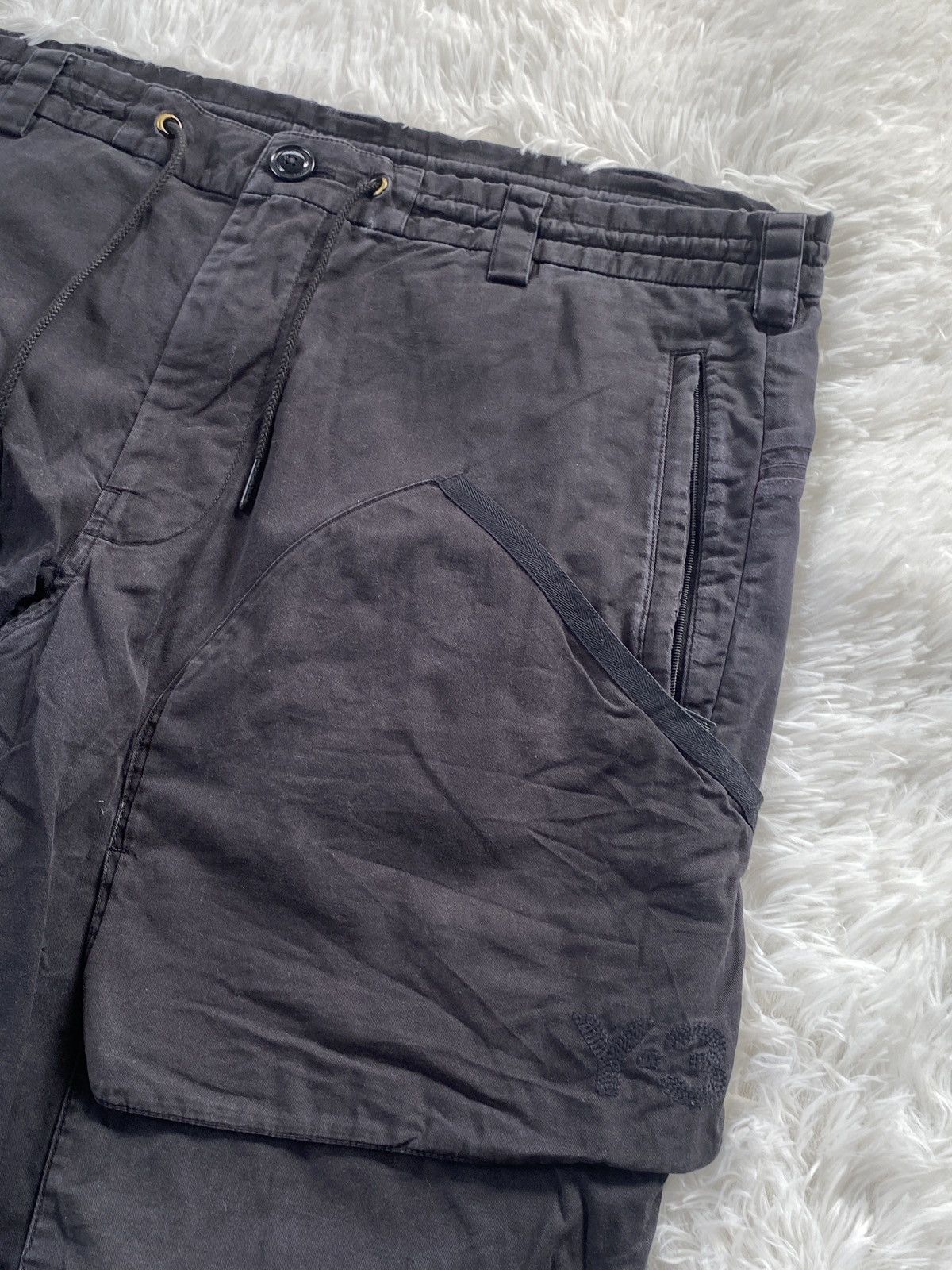Yohji Yamamoto Vintage Y-3 Yohji Yamamoto x Adidas Cargo Pants Size US 37 - 8 Thumbnail