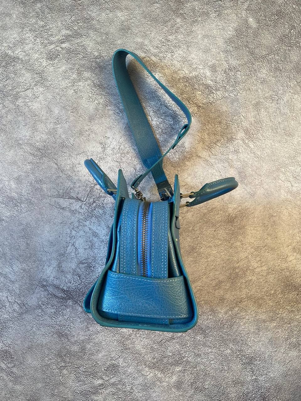 Proenza Schouler PROENZA SCHOULER BLUE LEATHER Y2k SATCHEL SMALL BAG Size ONE SIZE - 11 Thumbnail
