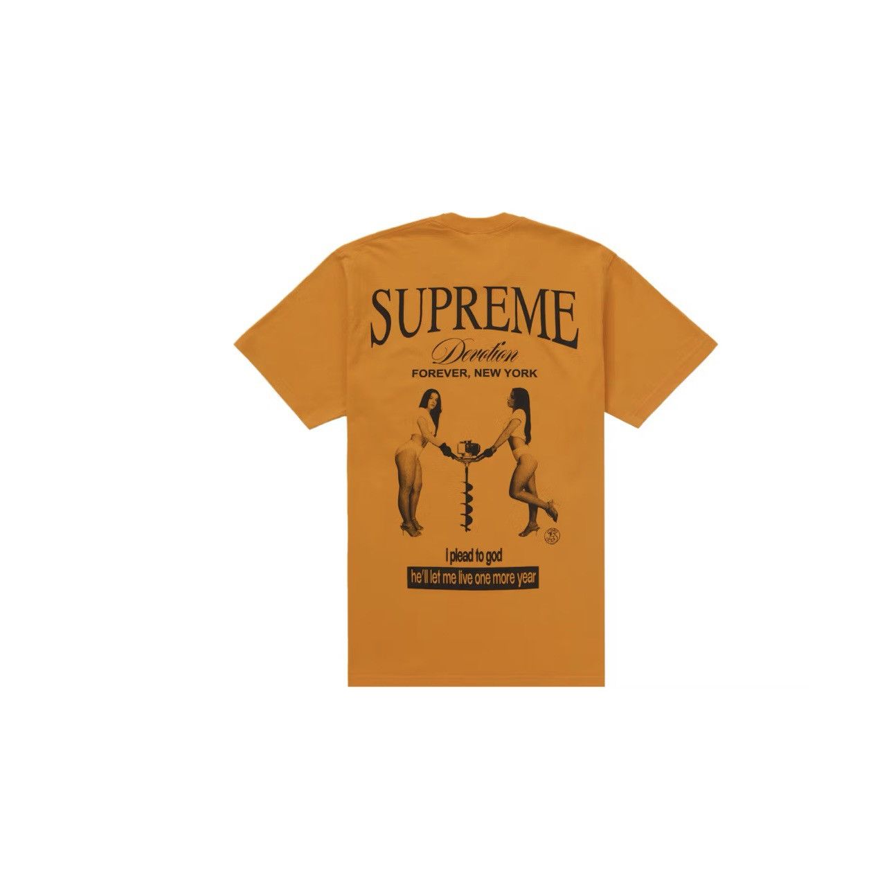 Supreme In-hand Supreme Devotion Tee Orange Size: XXL Size US XXL / EU 58 / 5 - 1 Thumbnail