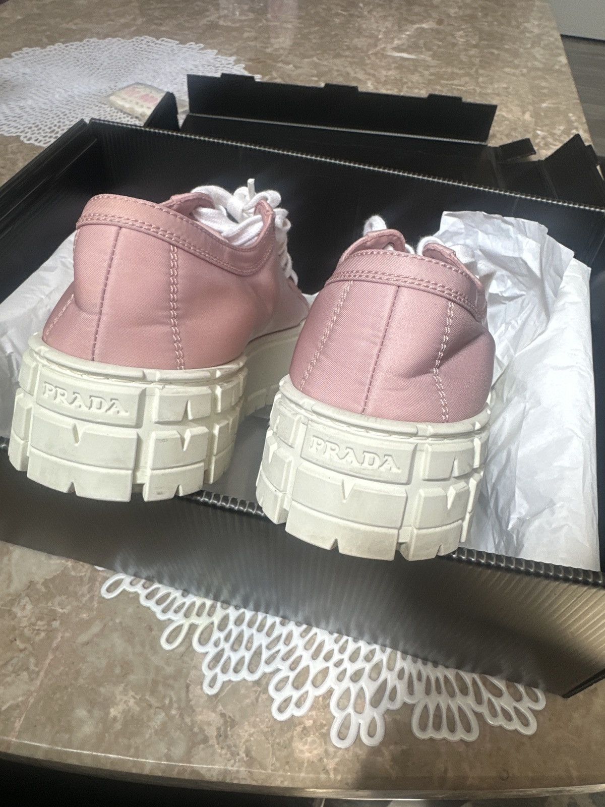 Prada Pink Prada Sneakers Size US 8 / IT 38 - 5 Thumbnail