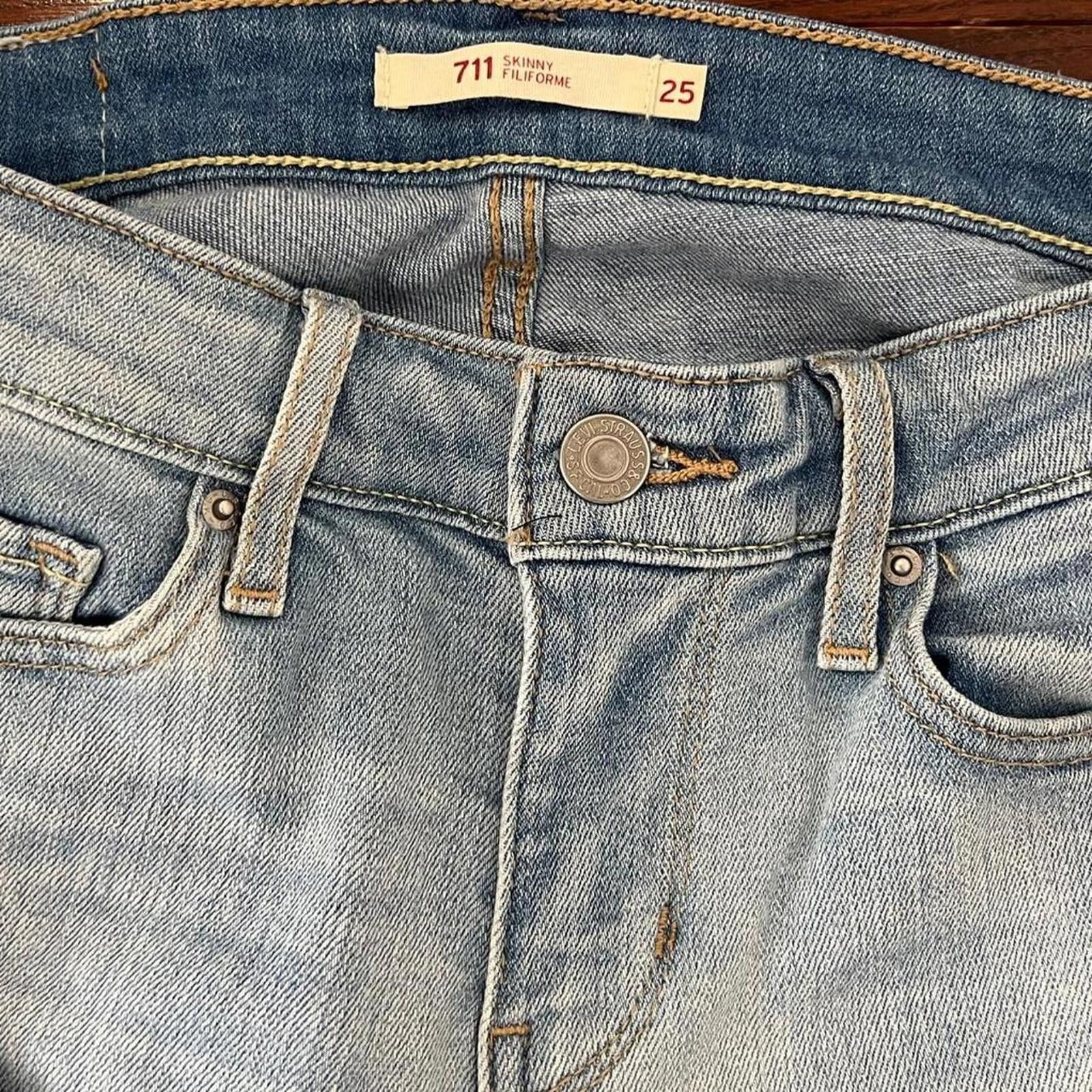 Levi's Levi's Women's Blue Jeans Size 25" / US 0 / IT 36 - 3 Thumbnail