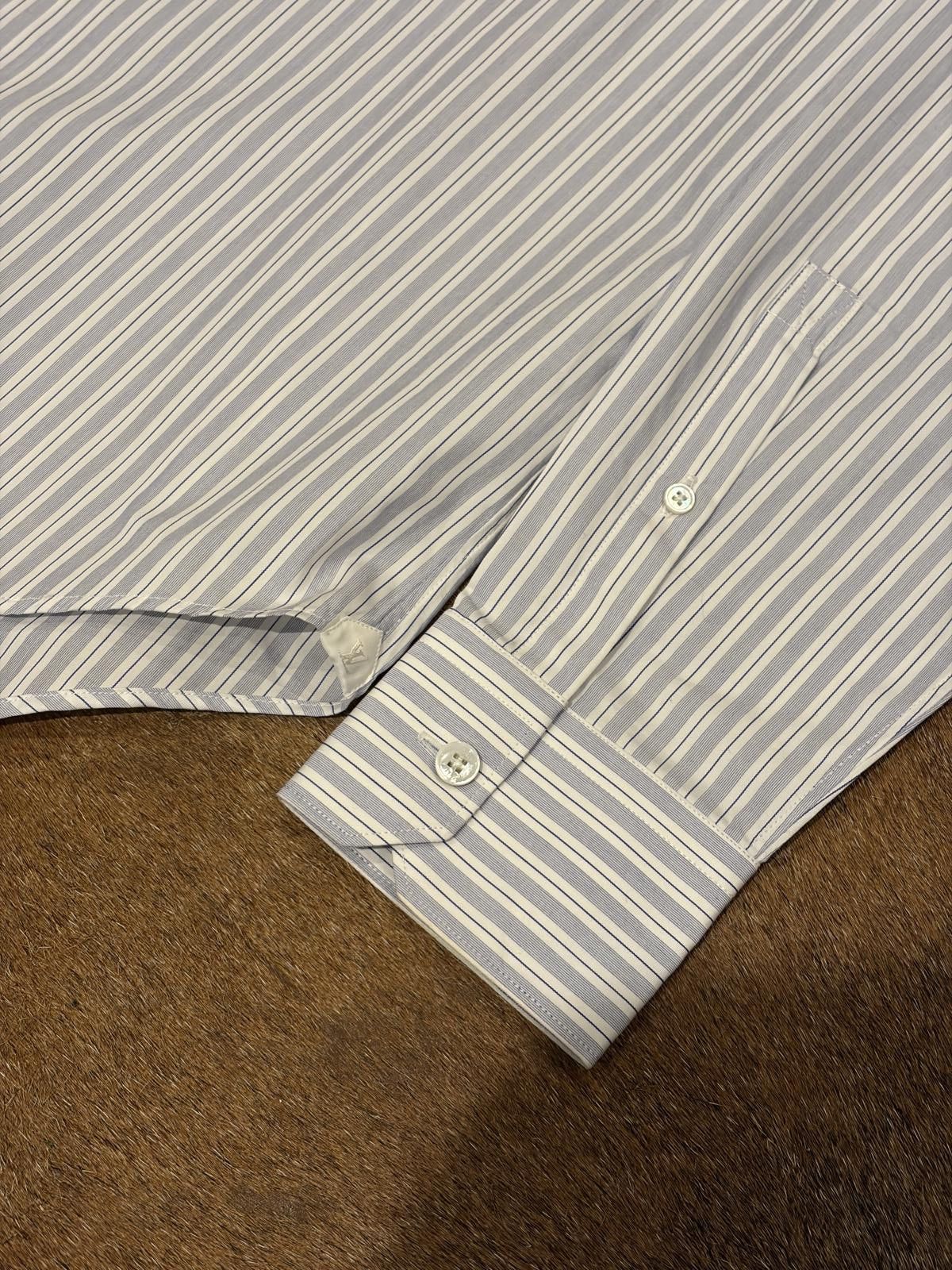 Louis Vuitton Louis Vuitton Slim Fit Striped Shirt Size US M / EU 48-50 / 2 - 7 Thumbnail