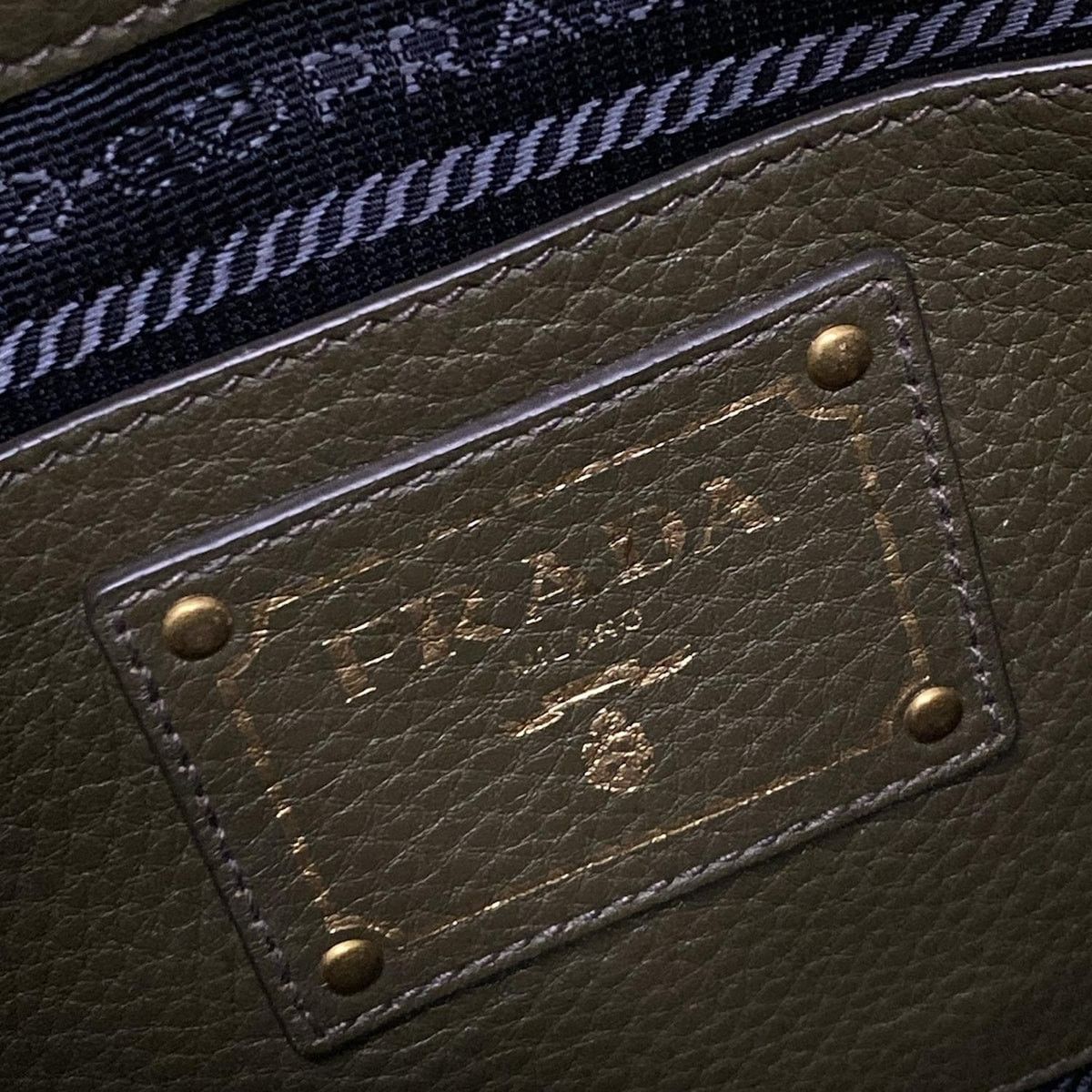 Prada PRADA Logo Handbag BN2794 Militare (Khaki) Size ONE SIZE - 12 Thumbnail