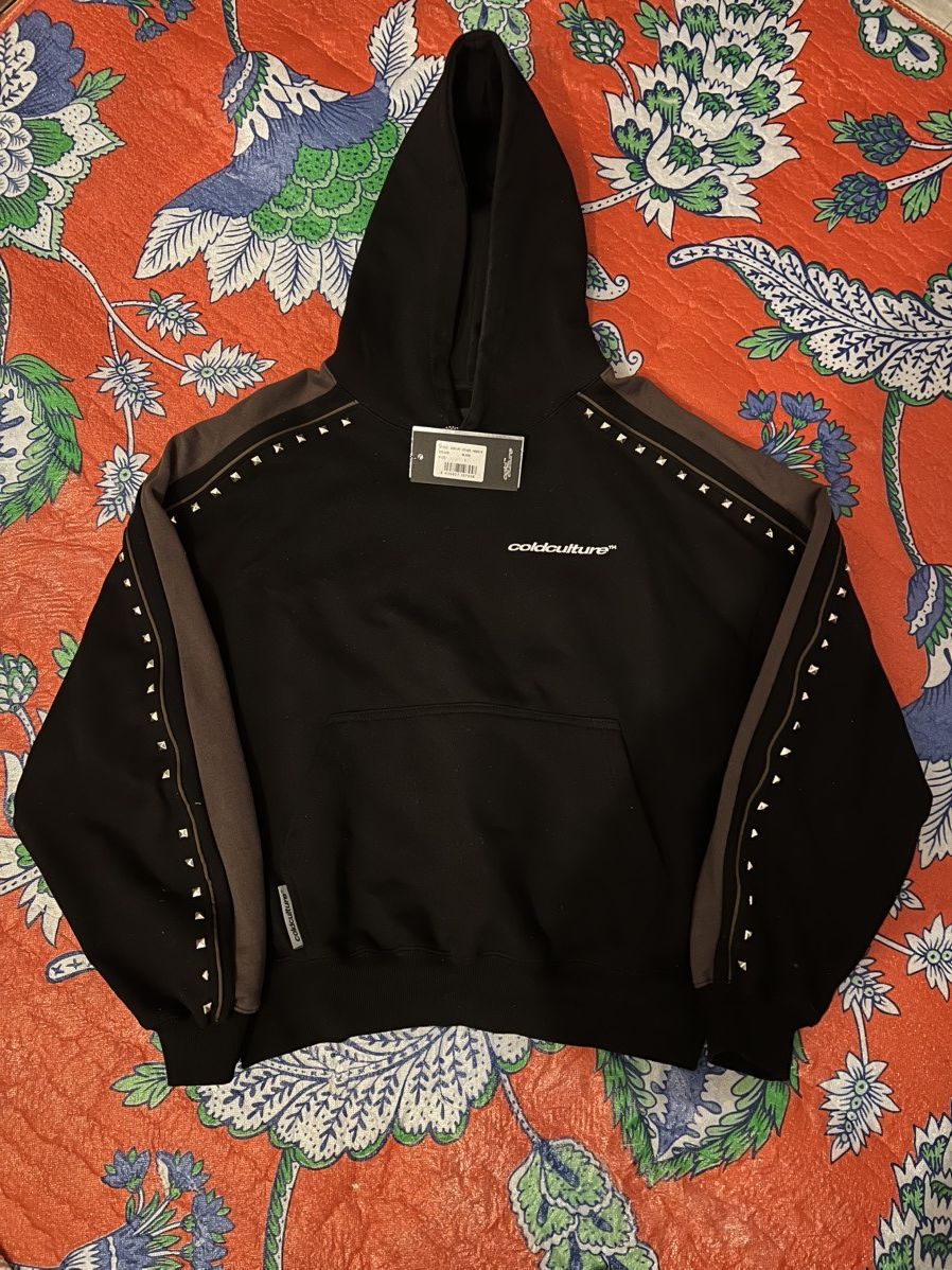 Other Cold Culture Script Studs Hoodie Black Size US L / EU 52-54 / 3 - 2 Thumbnail